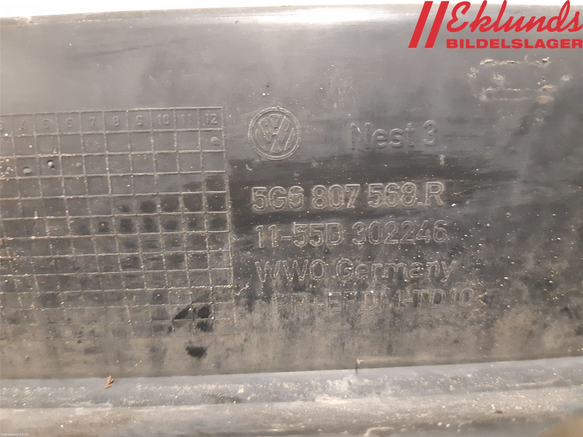 Volkswagen VW GOLF / E-GOLF VII 13-20 Spoiler Bak