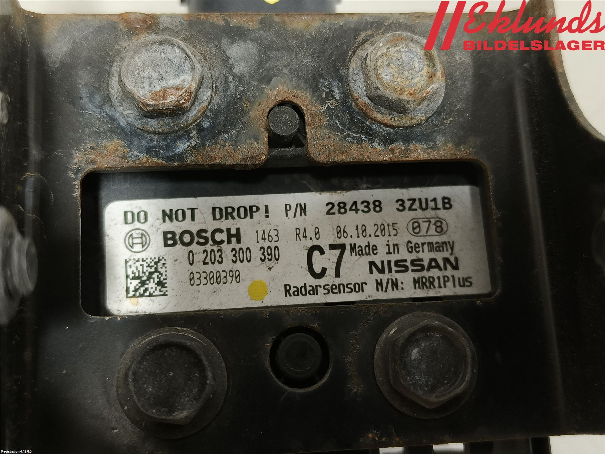 Nissan PULSAR Sensor Aktivt Kollisionsskydd