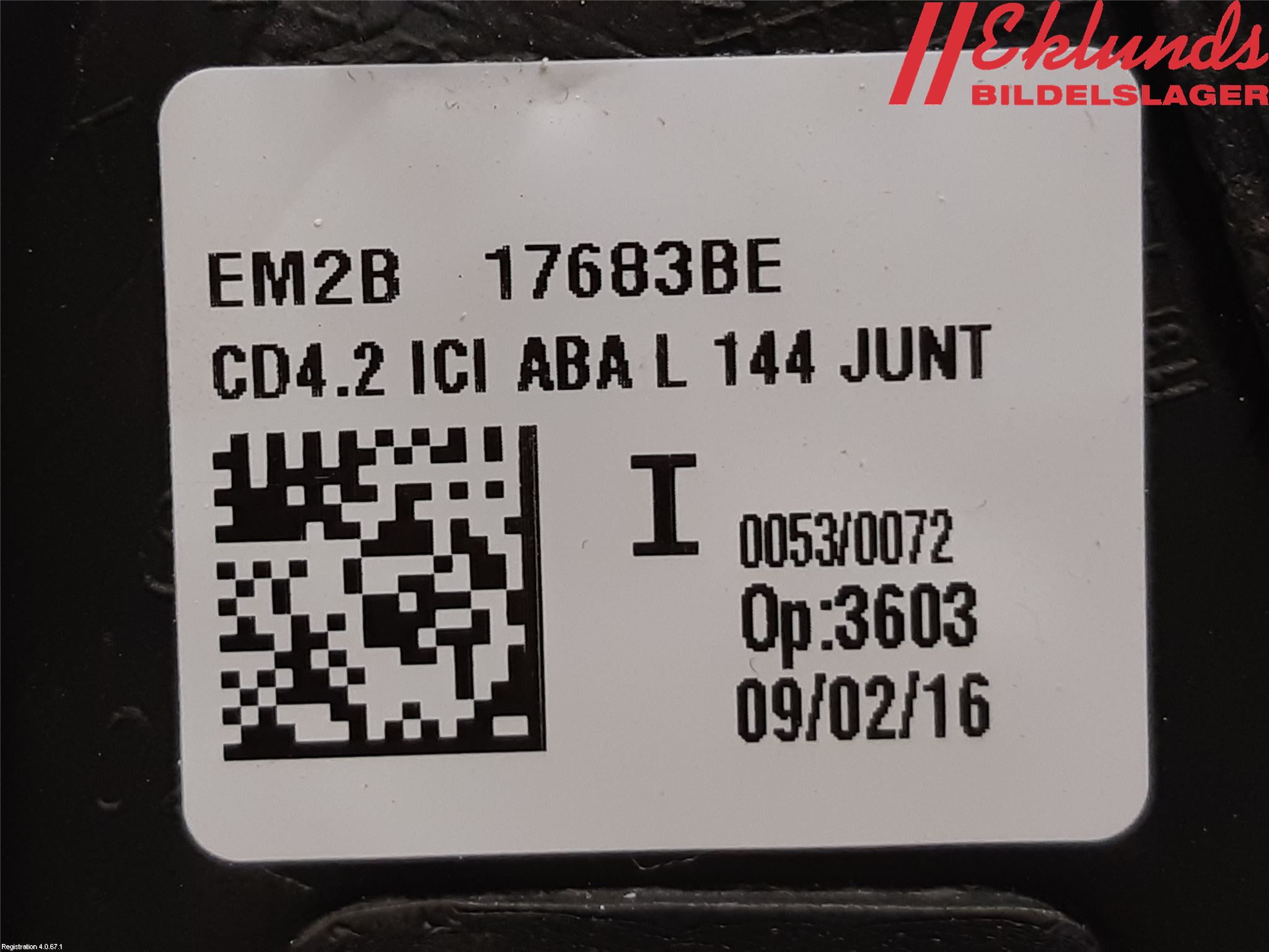 Ford GALAXY 16- Spegel Yttre El Vä