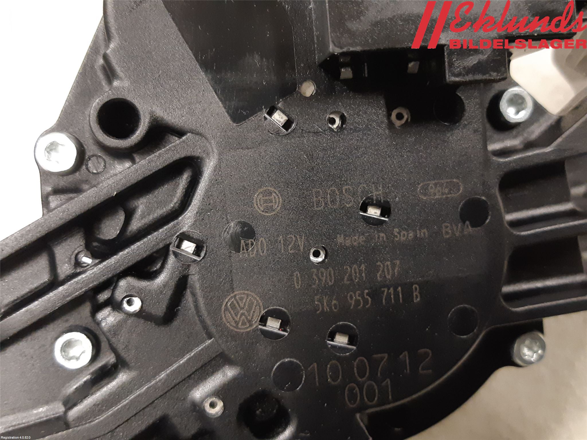 Volkswagen VW POLO 10-17 Torkarmotor Baklucka
