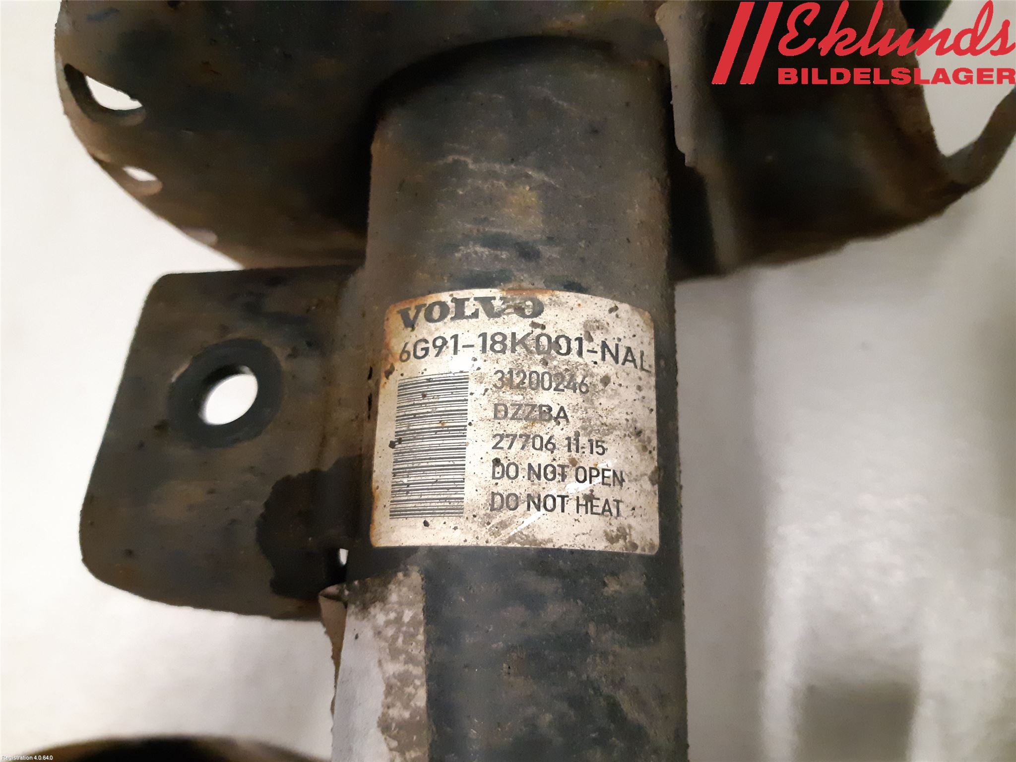 Volvo S80 07-13 Fjäderben Fram Vänster