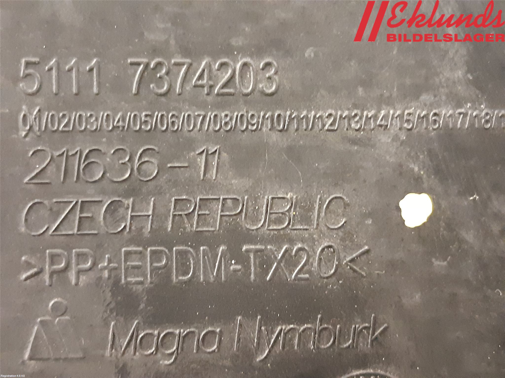 BMW X1 F48 15-22 Stöt Utfyllnad-List-Grill