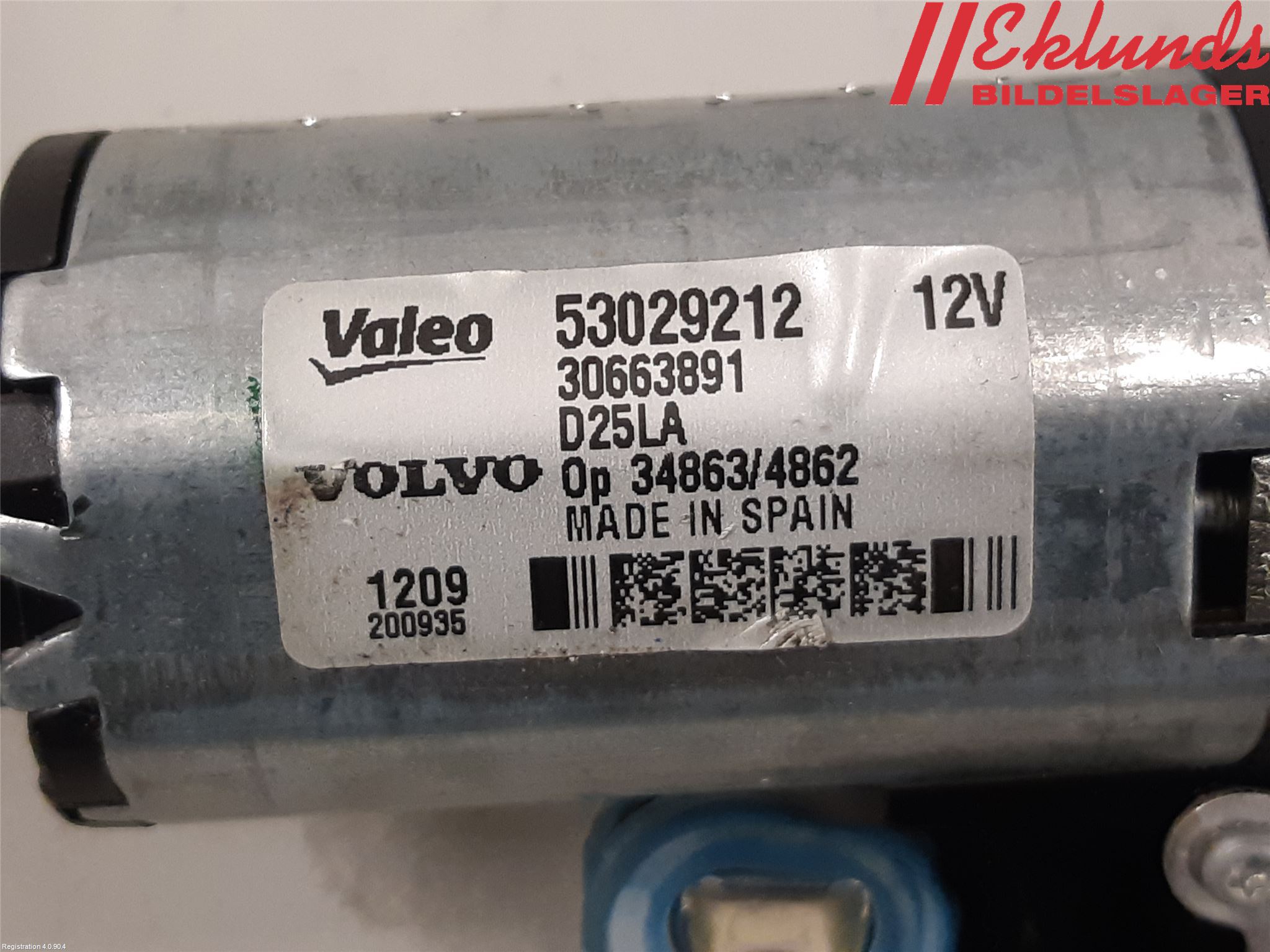 Volvo V70 08-13 Torkarmotor Baklucka