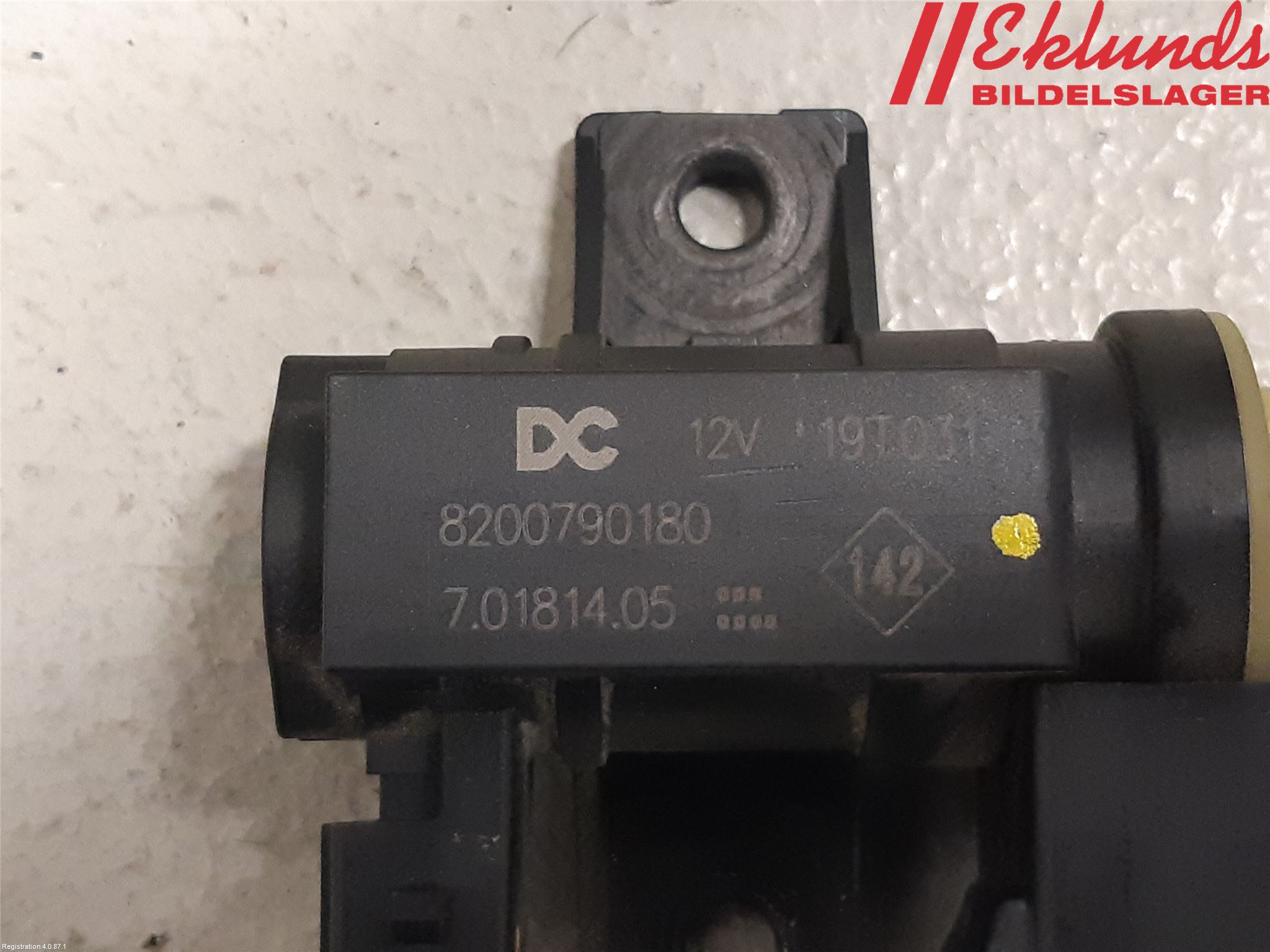 Opel VIVARO 15-19 Vakuumventil