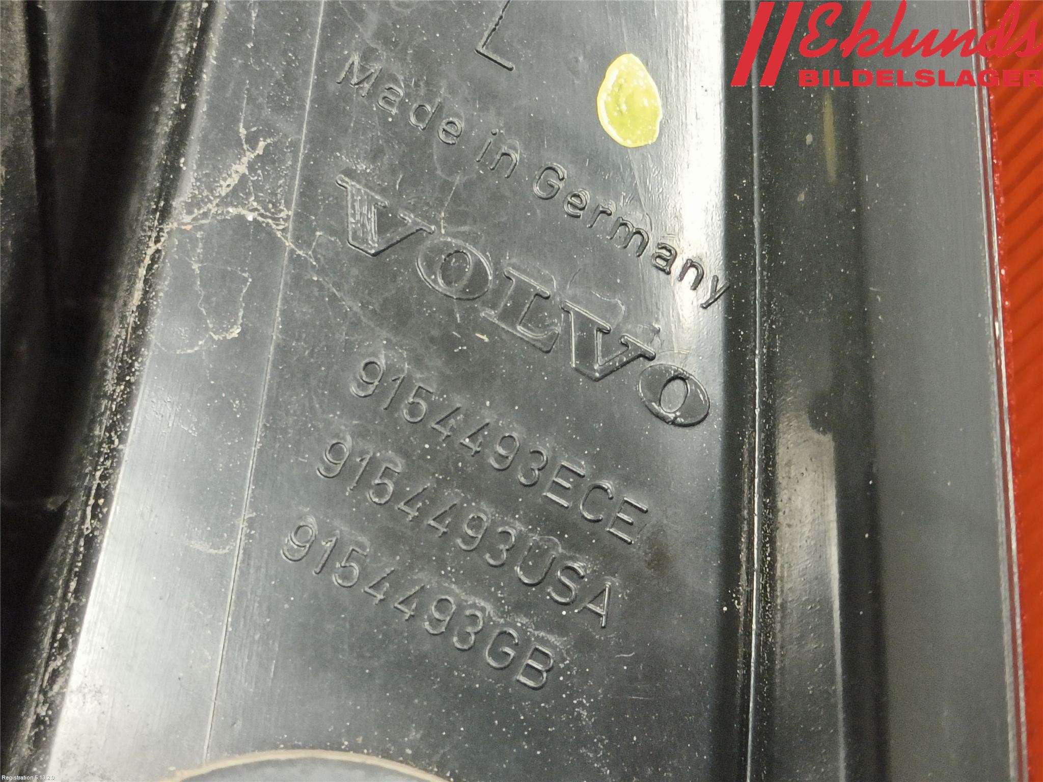 Volvo V70 00-04 Bakljus Vänster