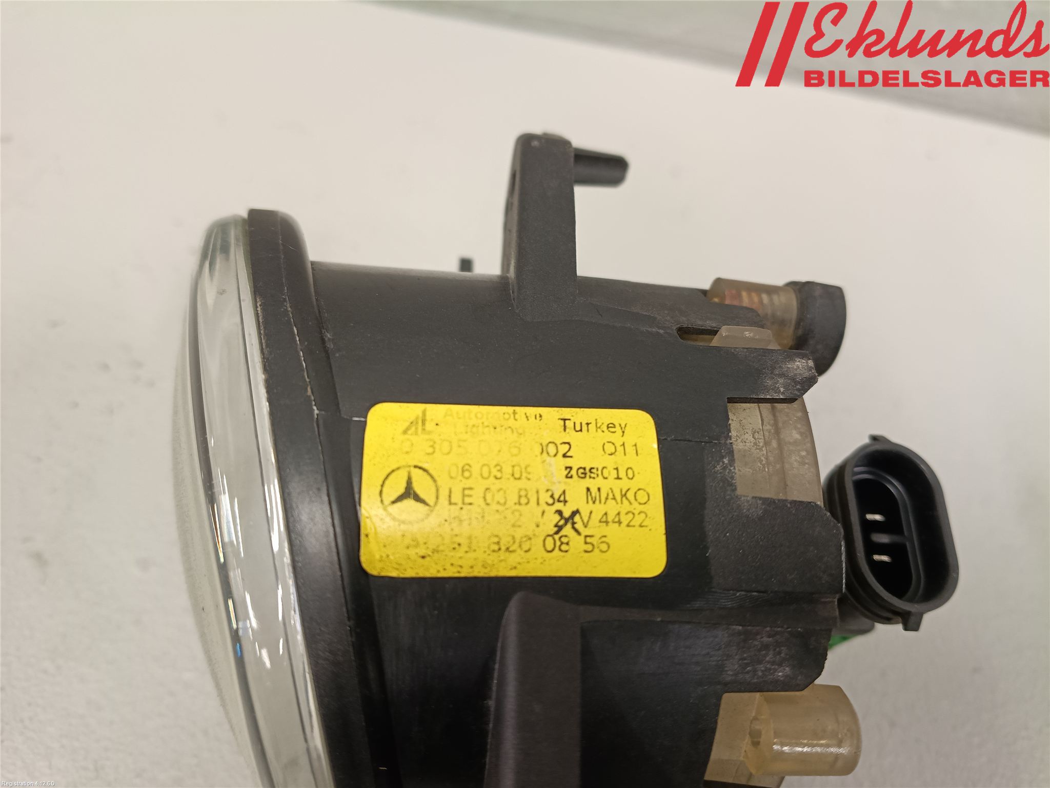 Mercedes-Benz MB B-KLASS (W245) 05-12 Dimljus-Varselljus Fram