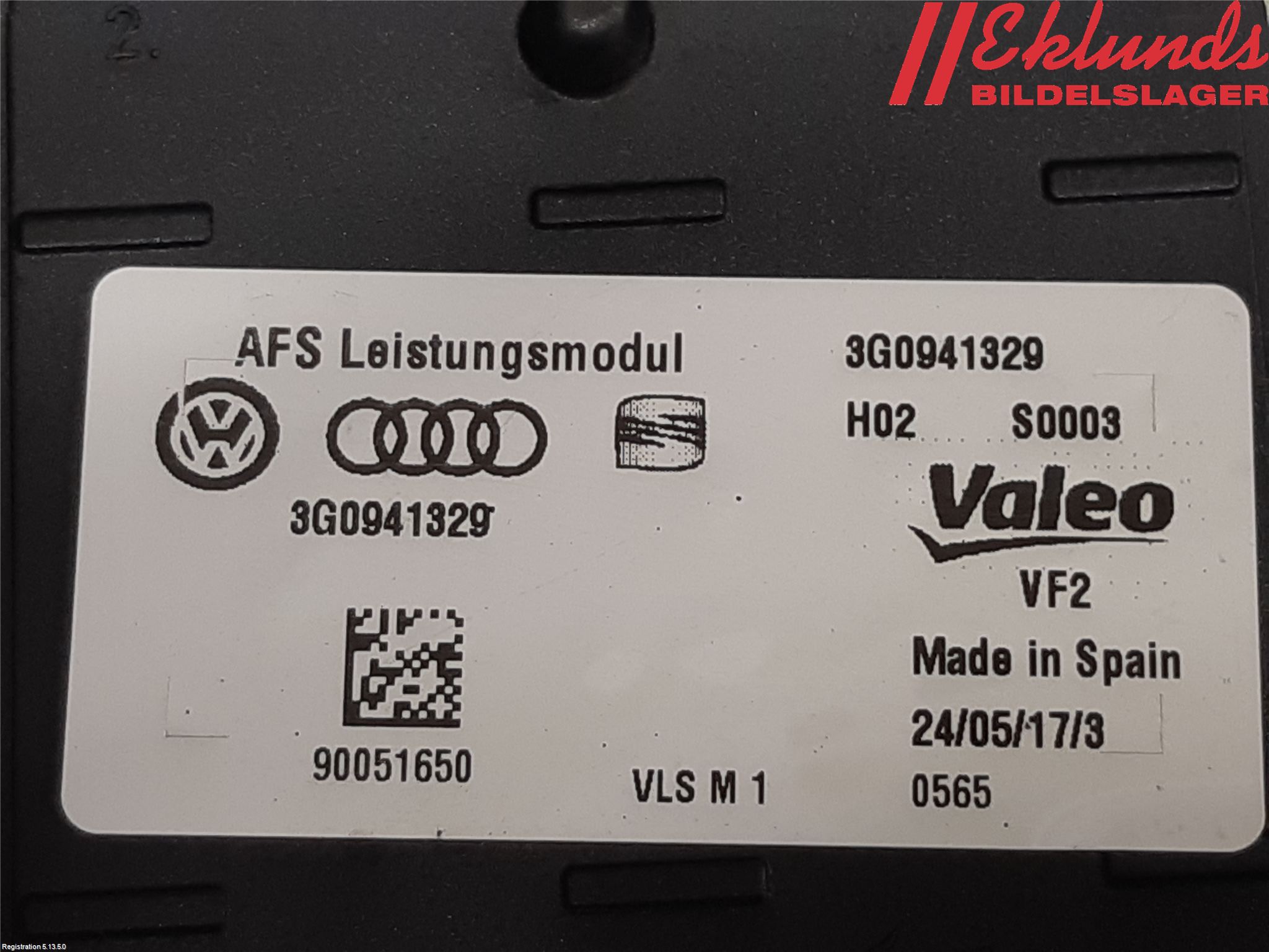 Volkswagen VW PASSAT 15-19 Styrenhet Strålkastare