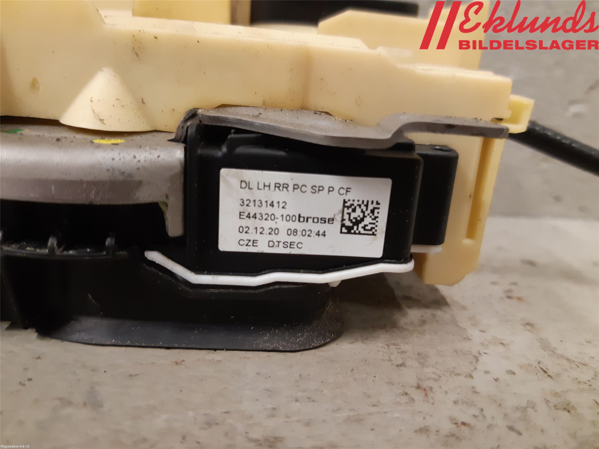 Volvo V60 19- Låskista-Dörrlås