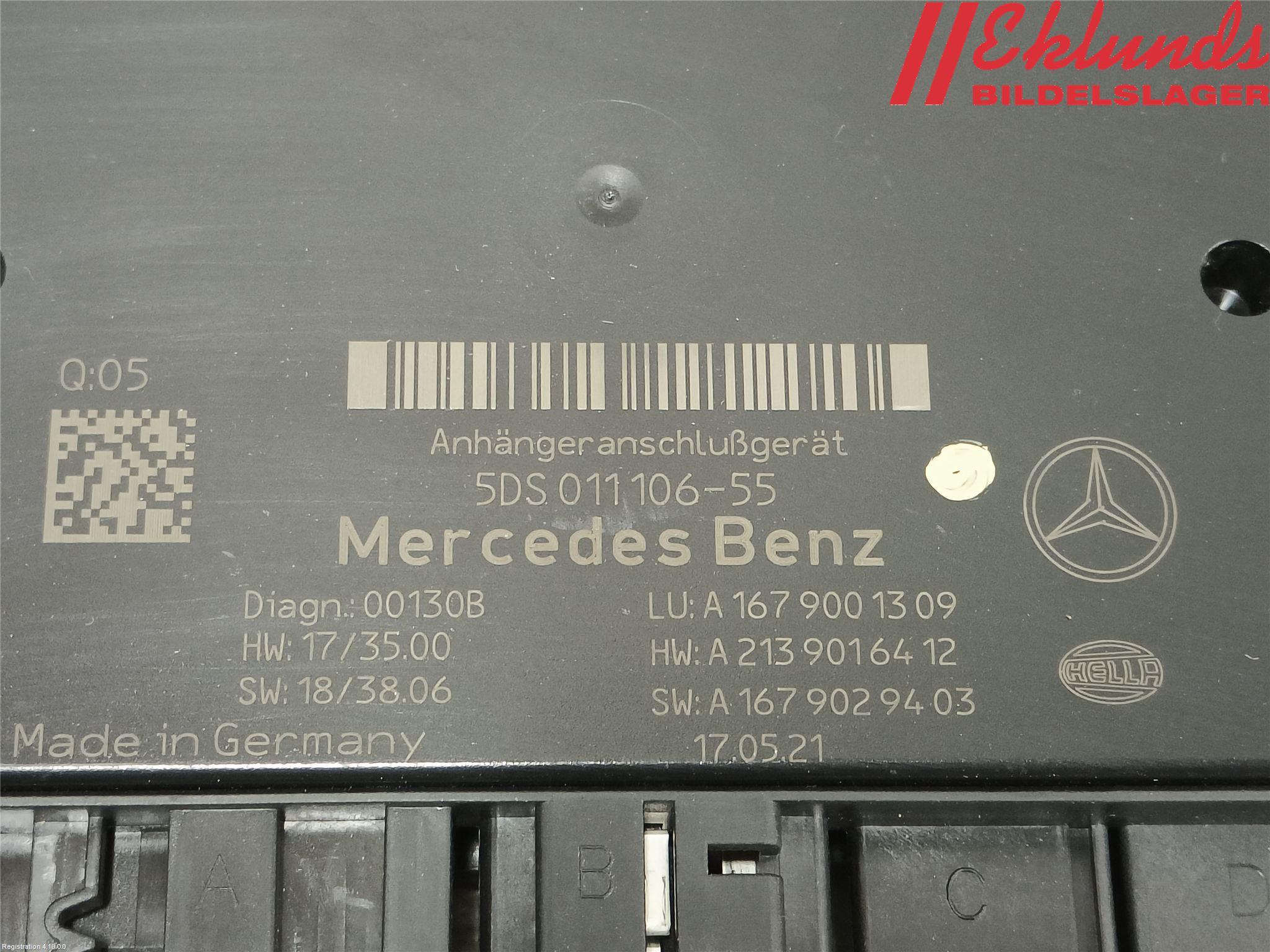 Mercedes-Benz MB CLA-KLASS (C118/X118) 19- Styrenhet Dragkrok