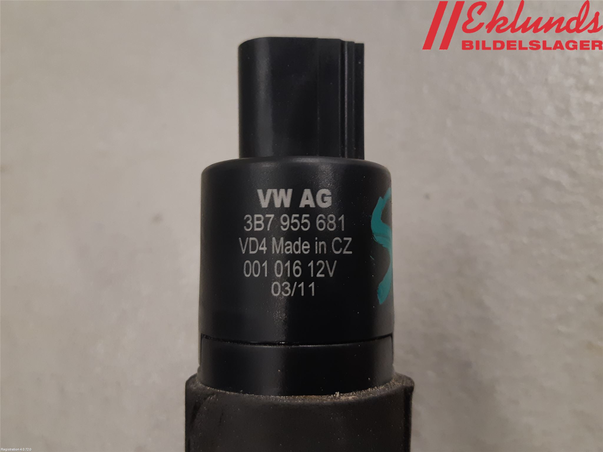 Audi A4 ALLROAD 09-16 Spolarpump Högtryck