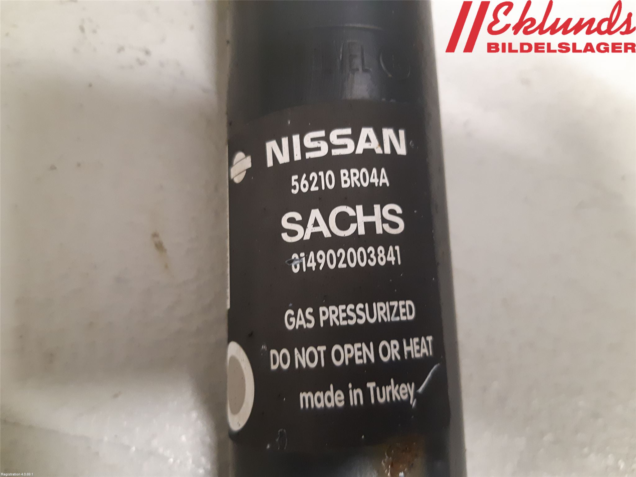 Nissan QASHQAI 10-14 Stötdämpare Bak