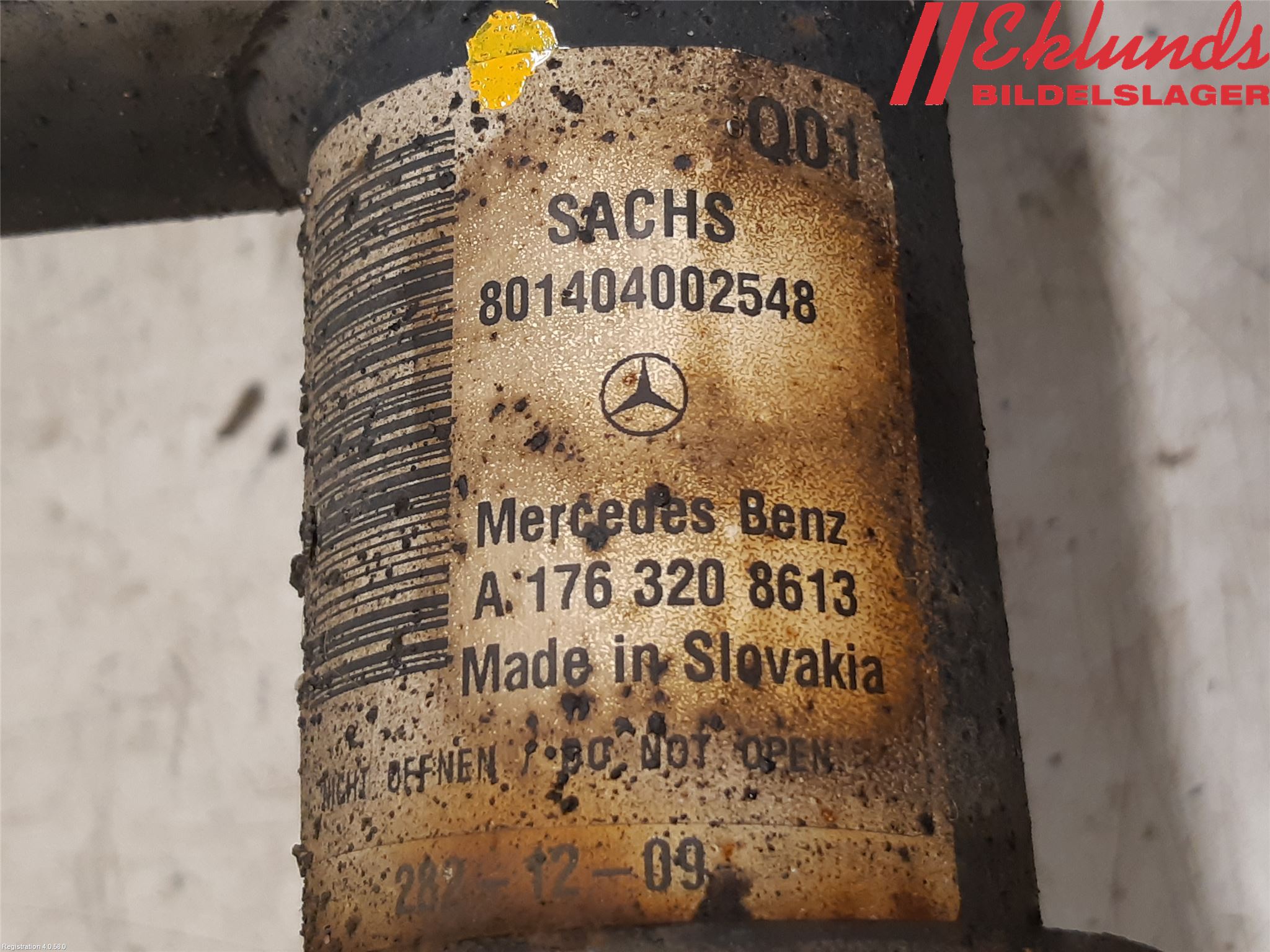 Mercedes-Benz MB A-KLASS (W176) 13-18 Fjäderben Fram Höger