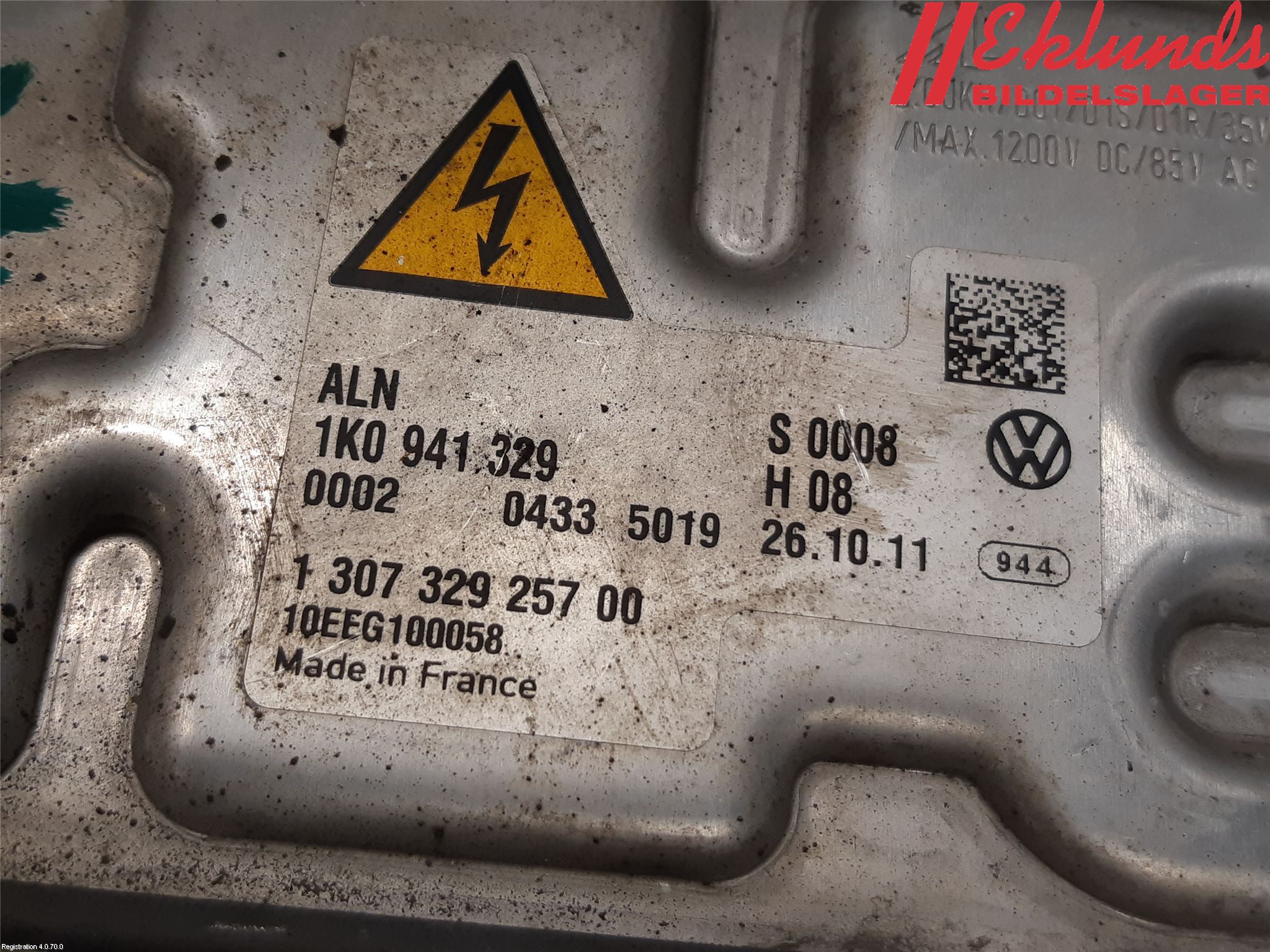 Volkswagen VW PASSAT CC 08-16 Styrenhet Strålkastare