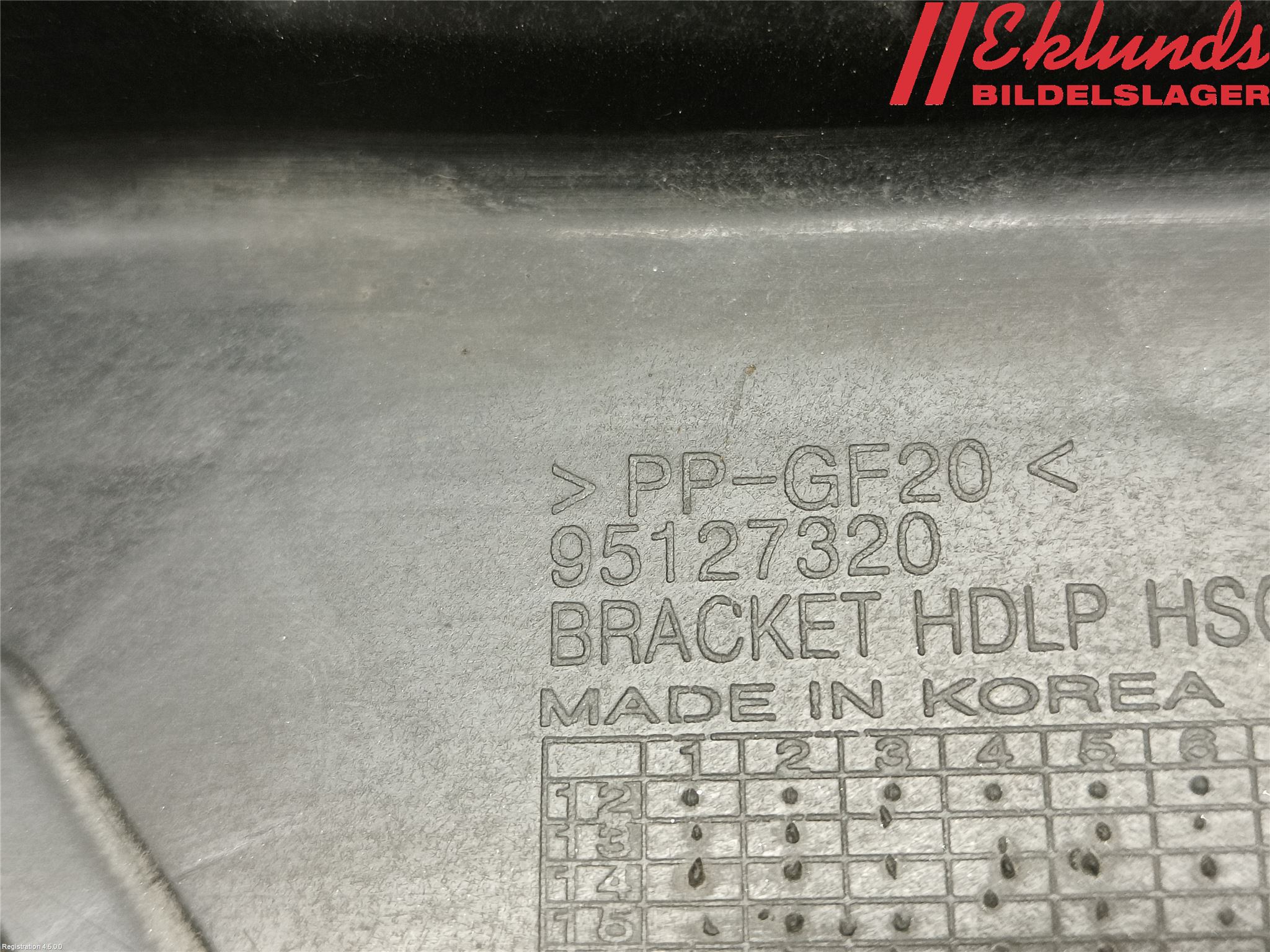 Opel MOKKA 13-20 Strålkast Fästsarg