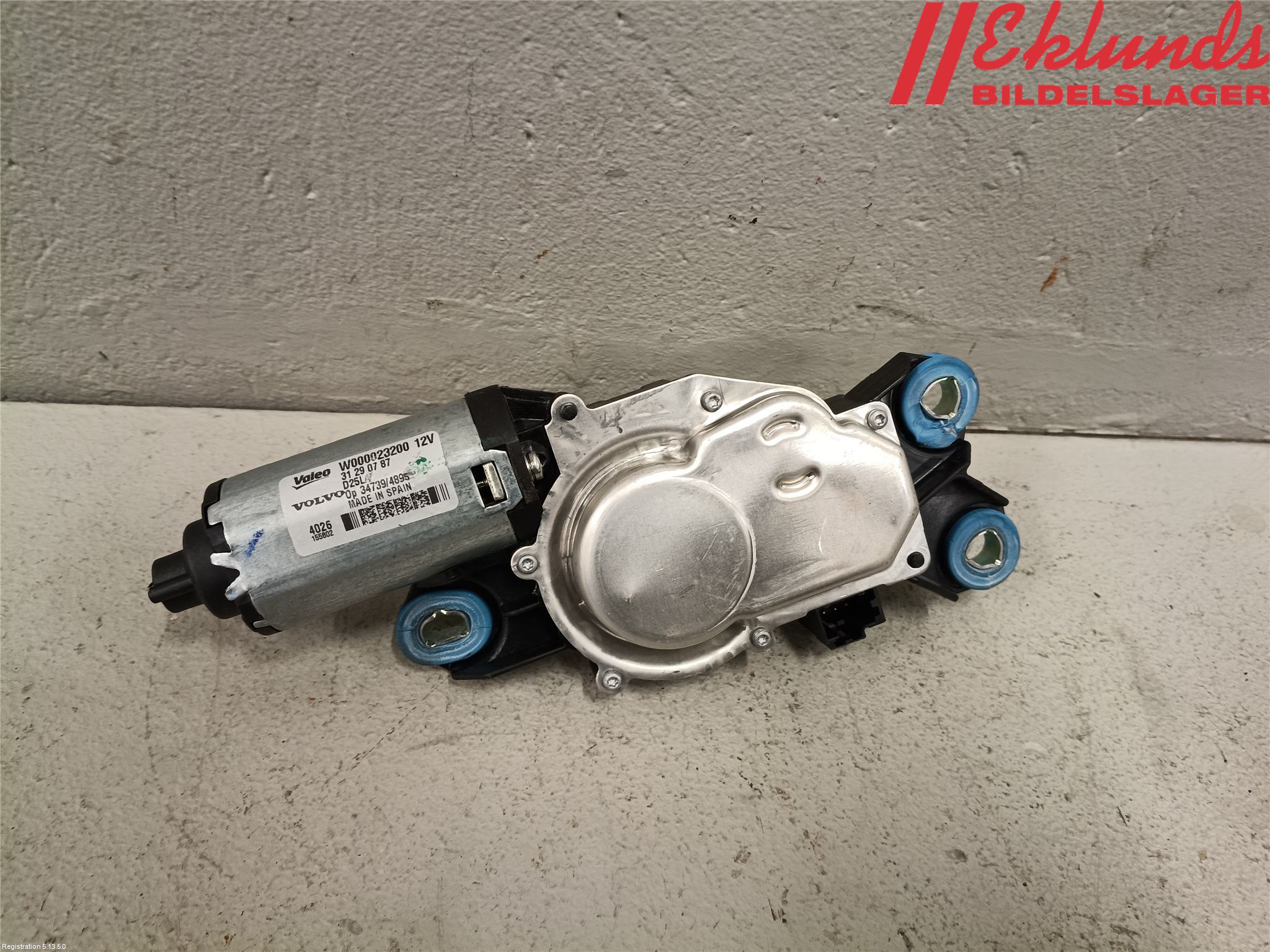 Volvo V70 14-16 Torkarmotor Baklucka