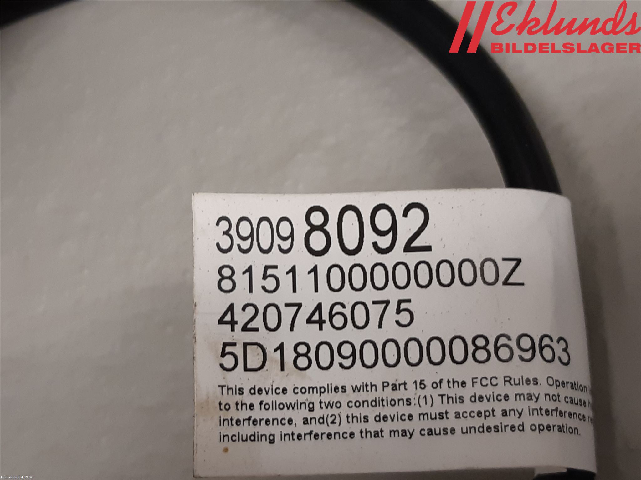 Opel ASTRA K 16-22 Parkeringshjälp Kamera