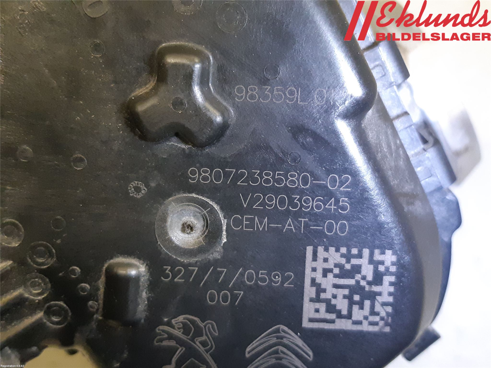 Peugeot PARTNER 16-18 Injspjällhus