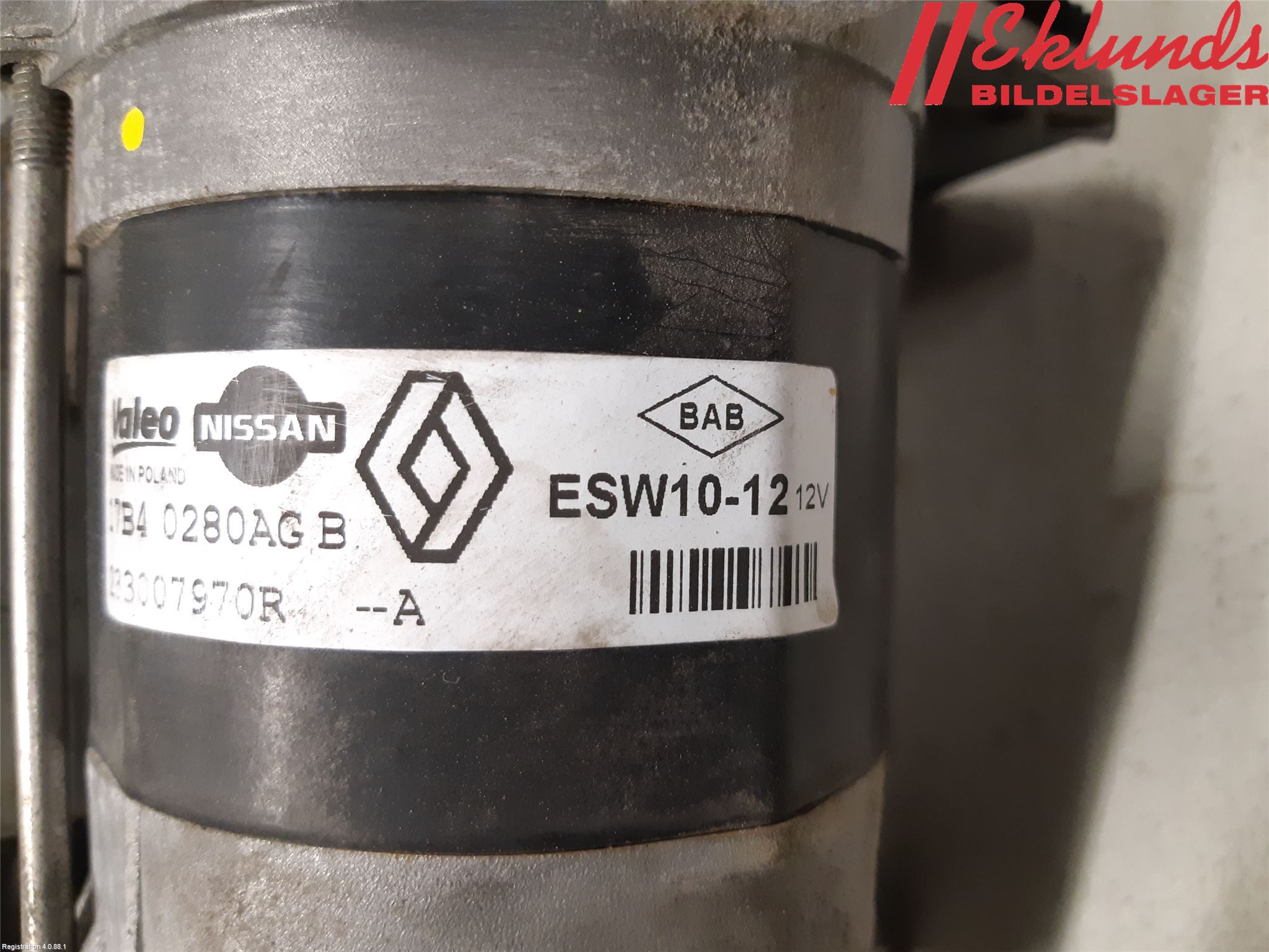 Renault CLIO IV 12-16 Startmotor