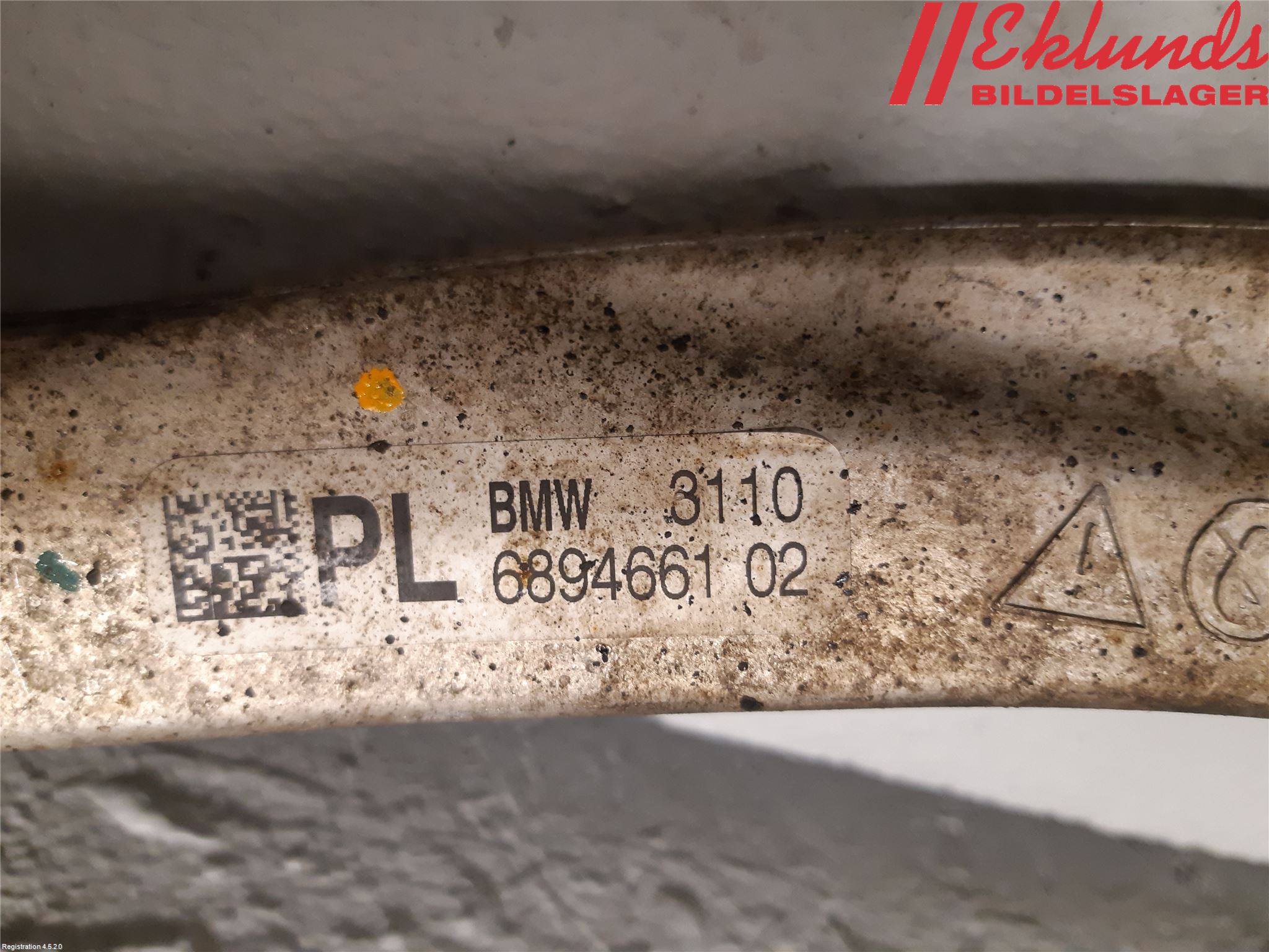 BMW 3 G20/G21/G80/G81 19- Bärarm Fram Undre Vä