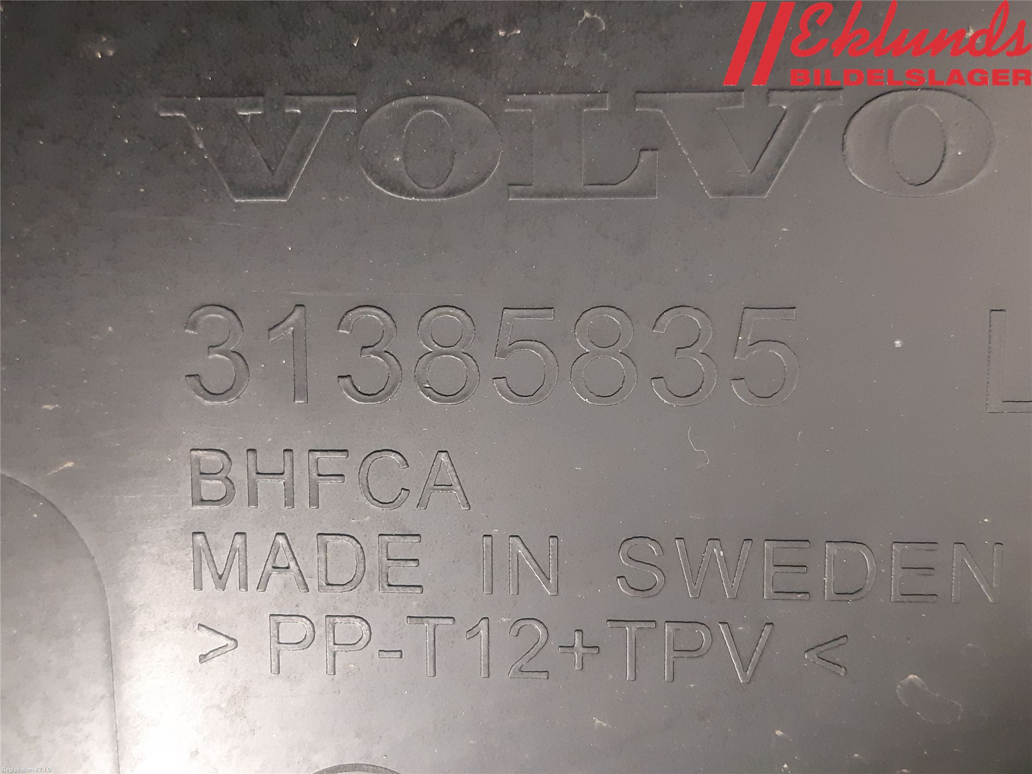 Volvo XC90/RECHARGE 16- Torpedplåt-Torpedplast