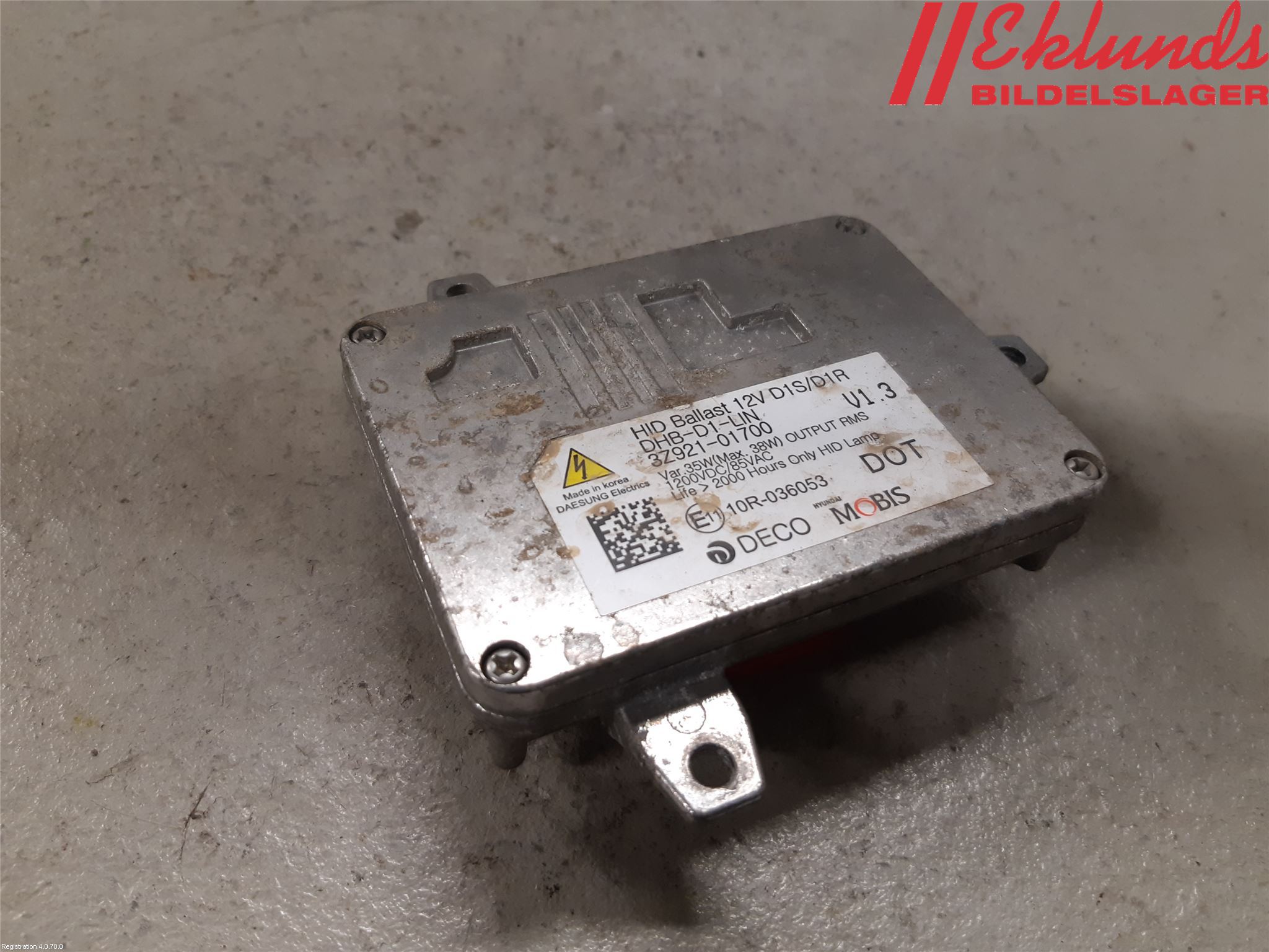 Hyundai i40 08-15 Styrenhet Strålkastare