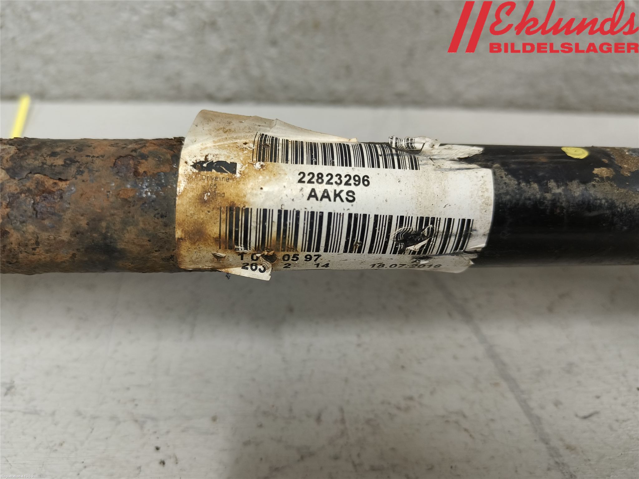 Opel INSIGNIA 09-16 Drivaxel Bak Vänster