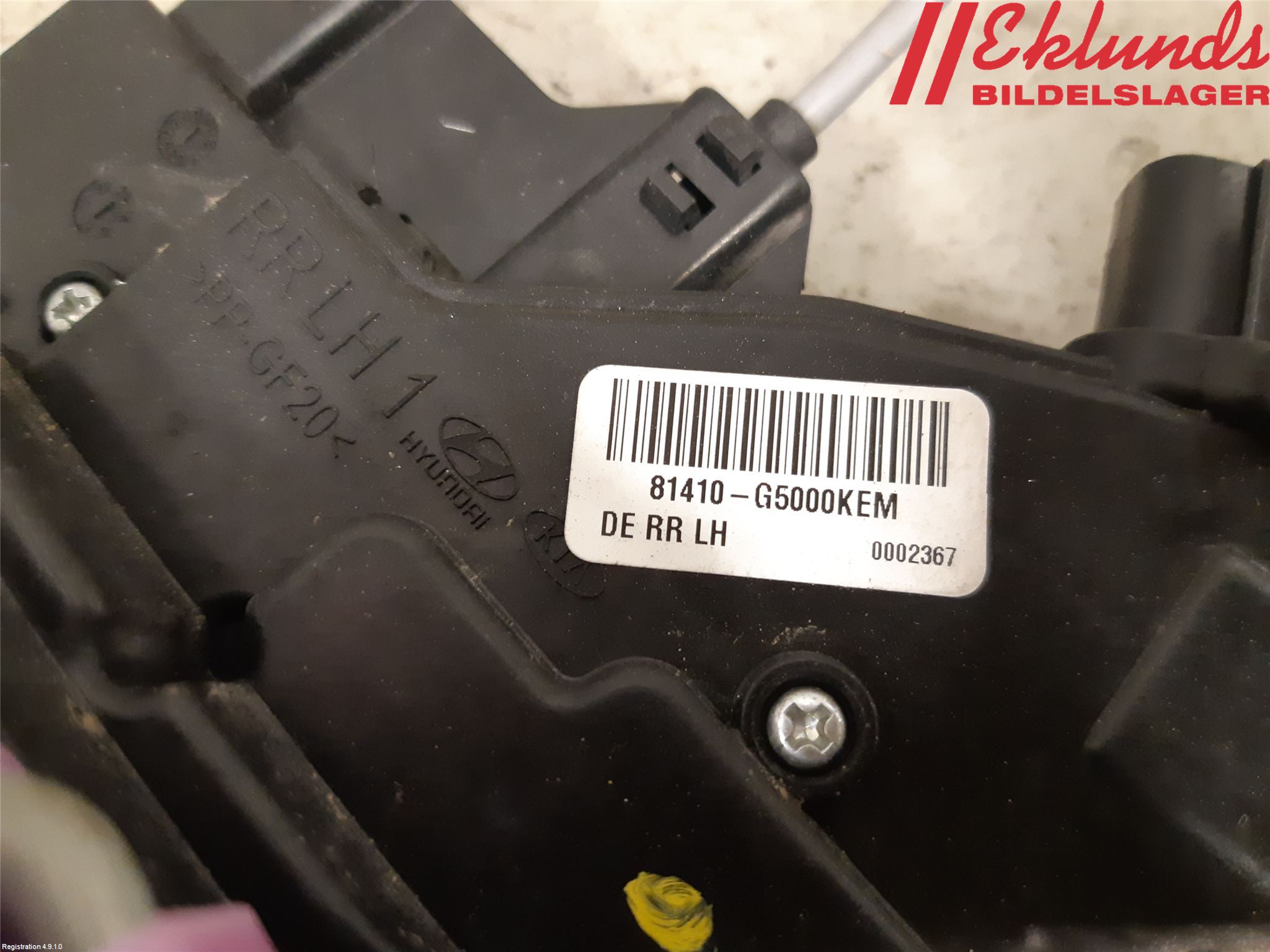 Kia NIRO (DE) 17-22 Låskista-Dörrlås
