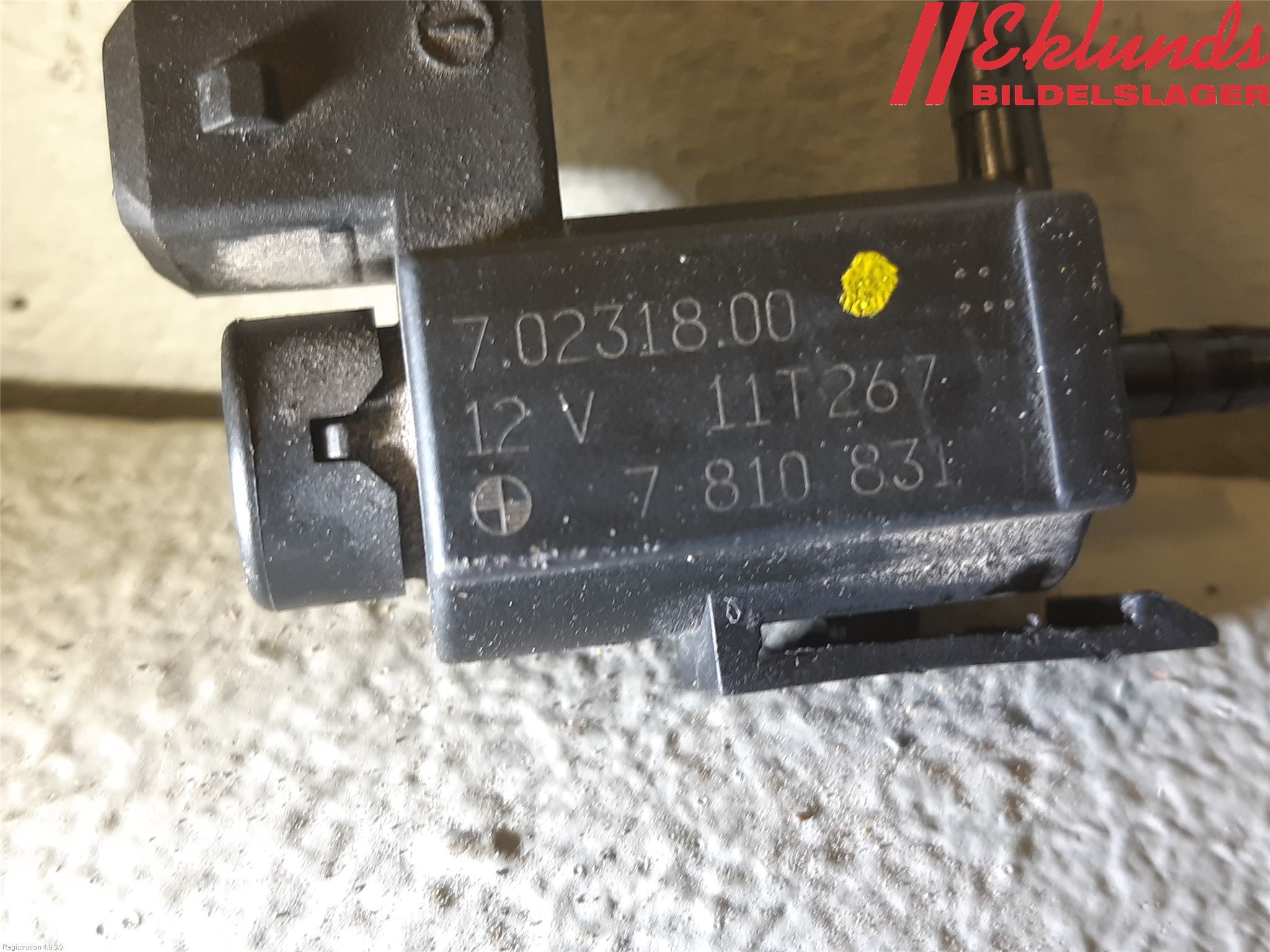 BMW 5 F10/F11/F18 09-17 Vakuumventil