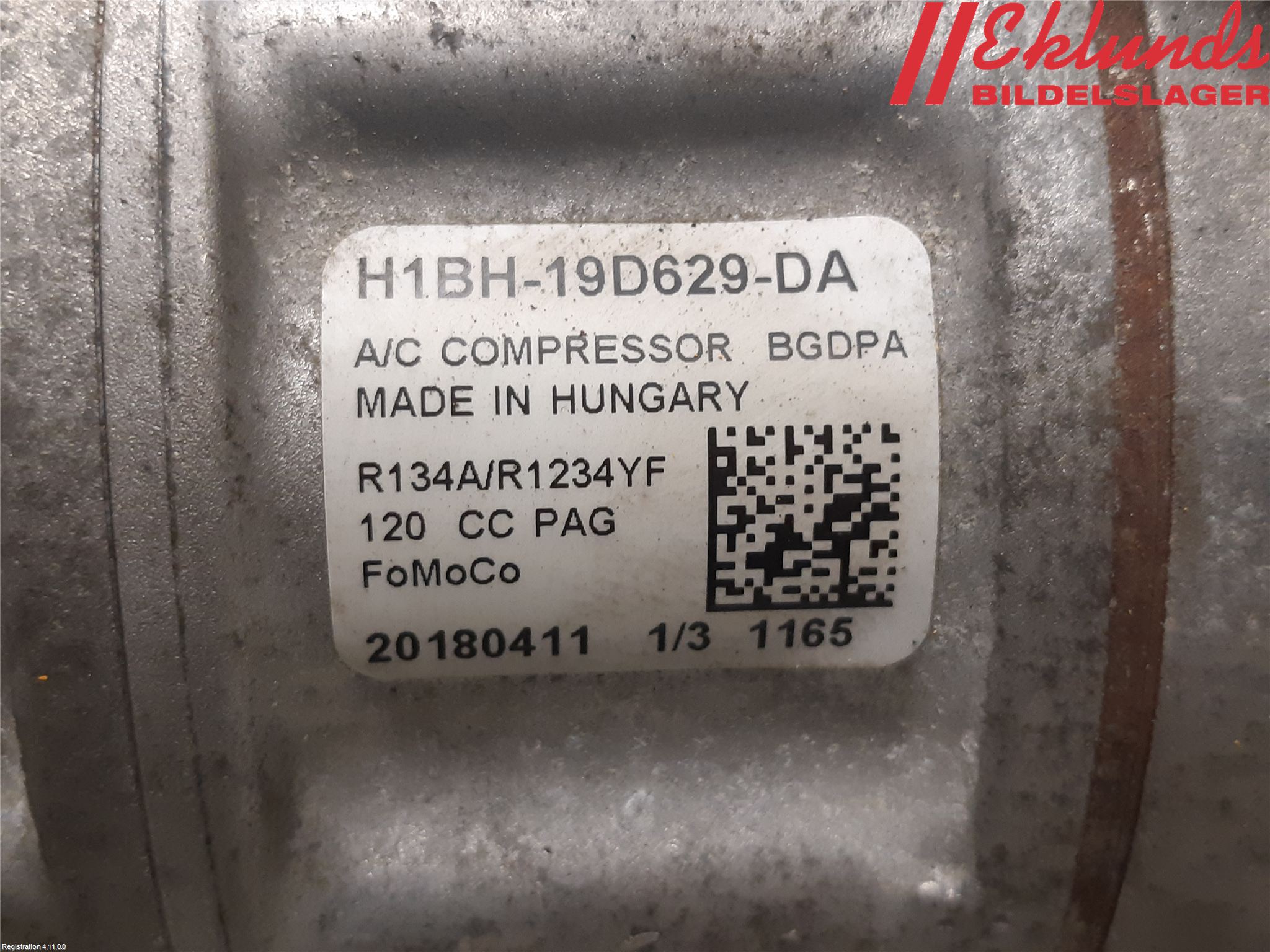 Ford FIESTA (VII) 18-23 Ac Kompressor