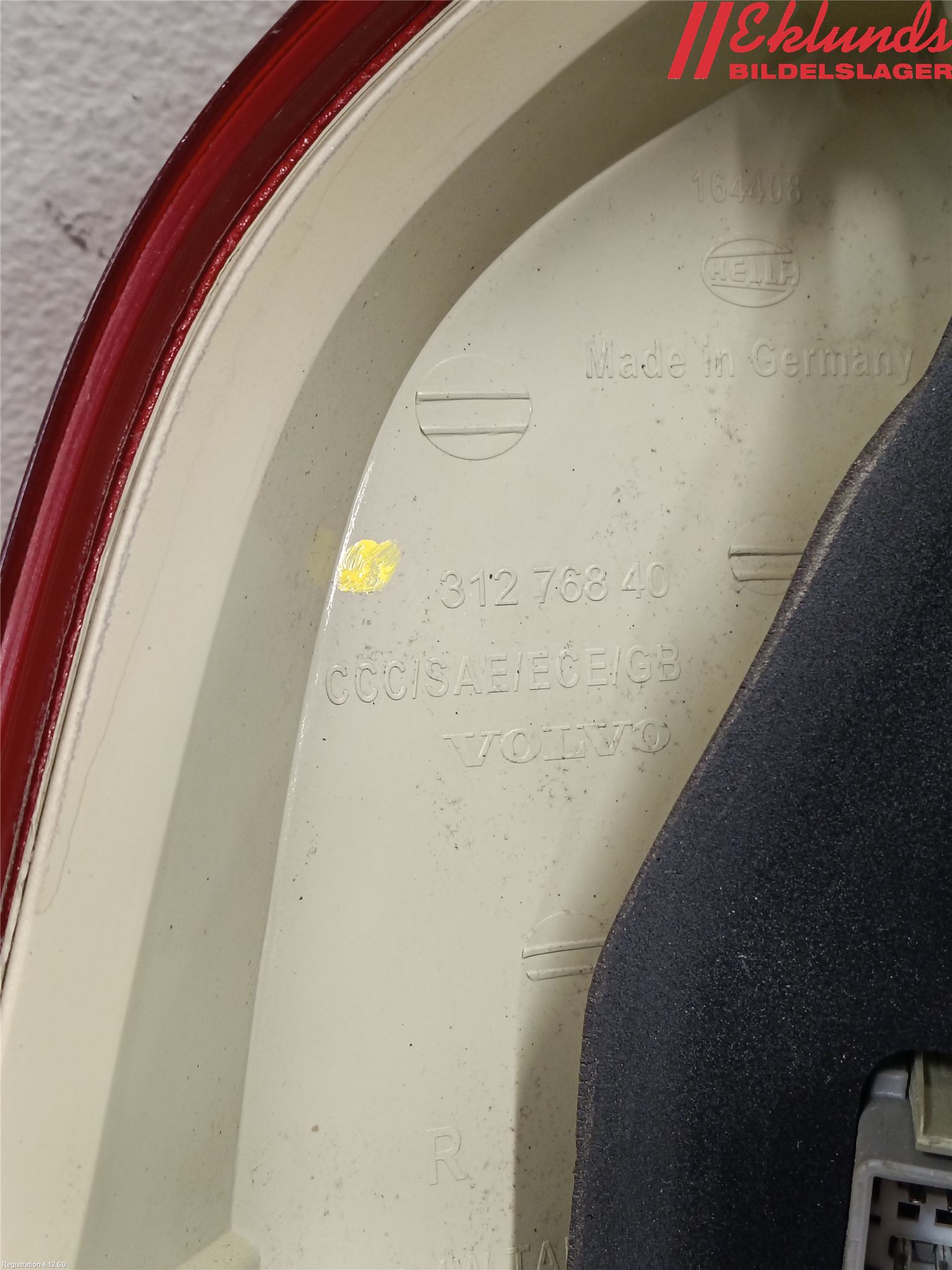 Volvo V70 08-13 Bakljus Höger