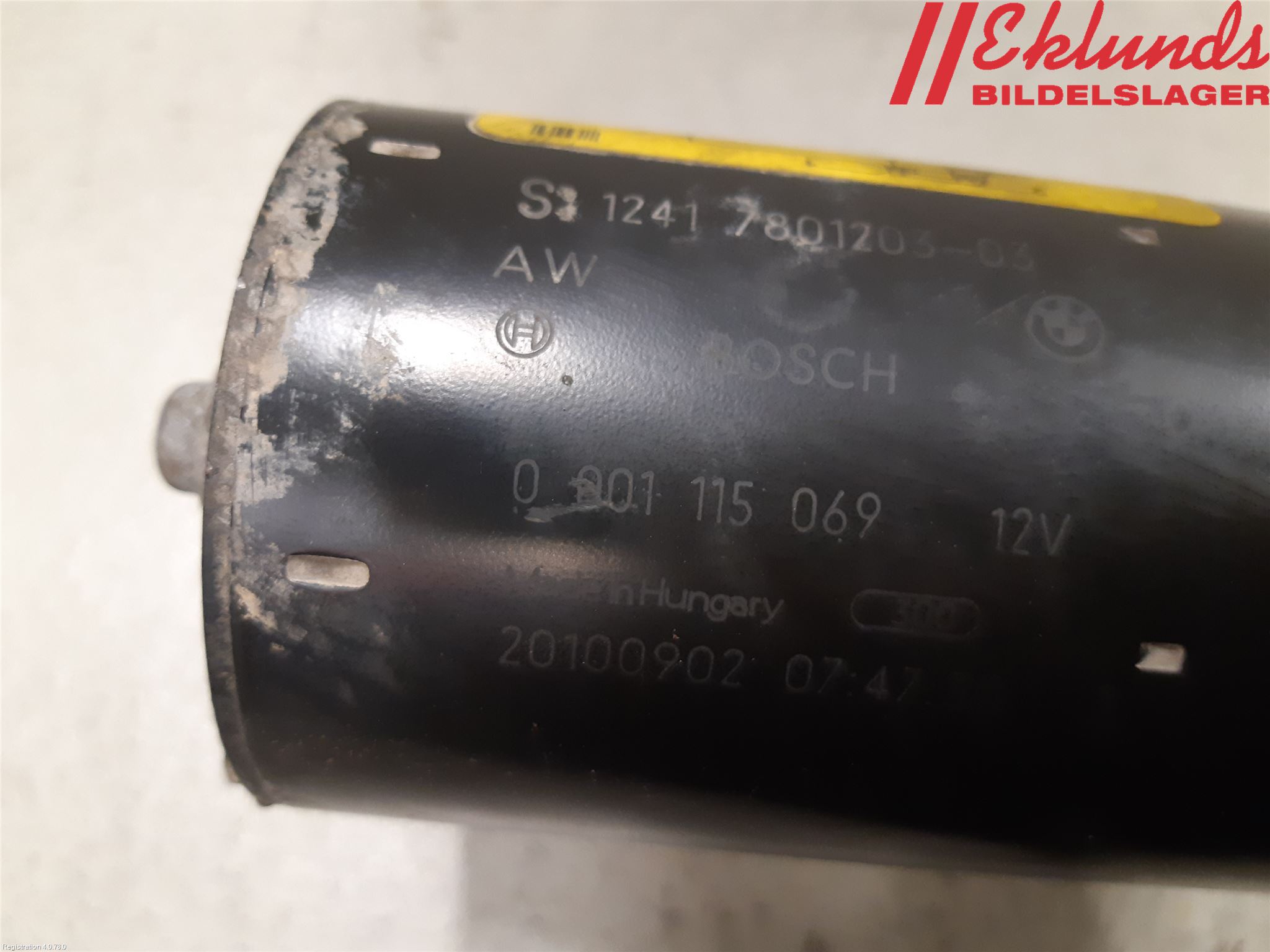 BMW 3 E90/91 SED/TOU 05-12 Startmotor Diesel