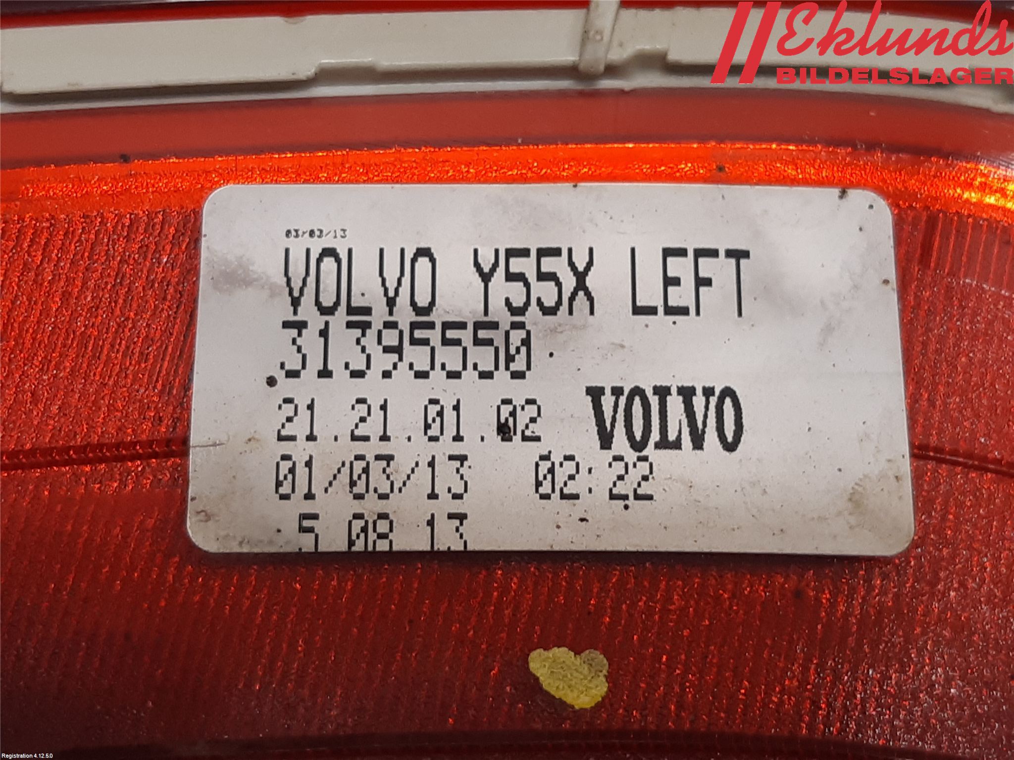 Volvo V40 CROSS COUNTRY 13-19 Dimljus/Reflex Bak