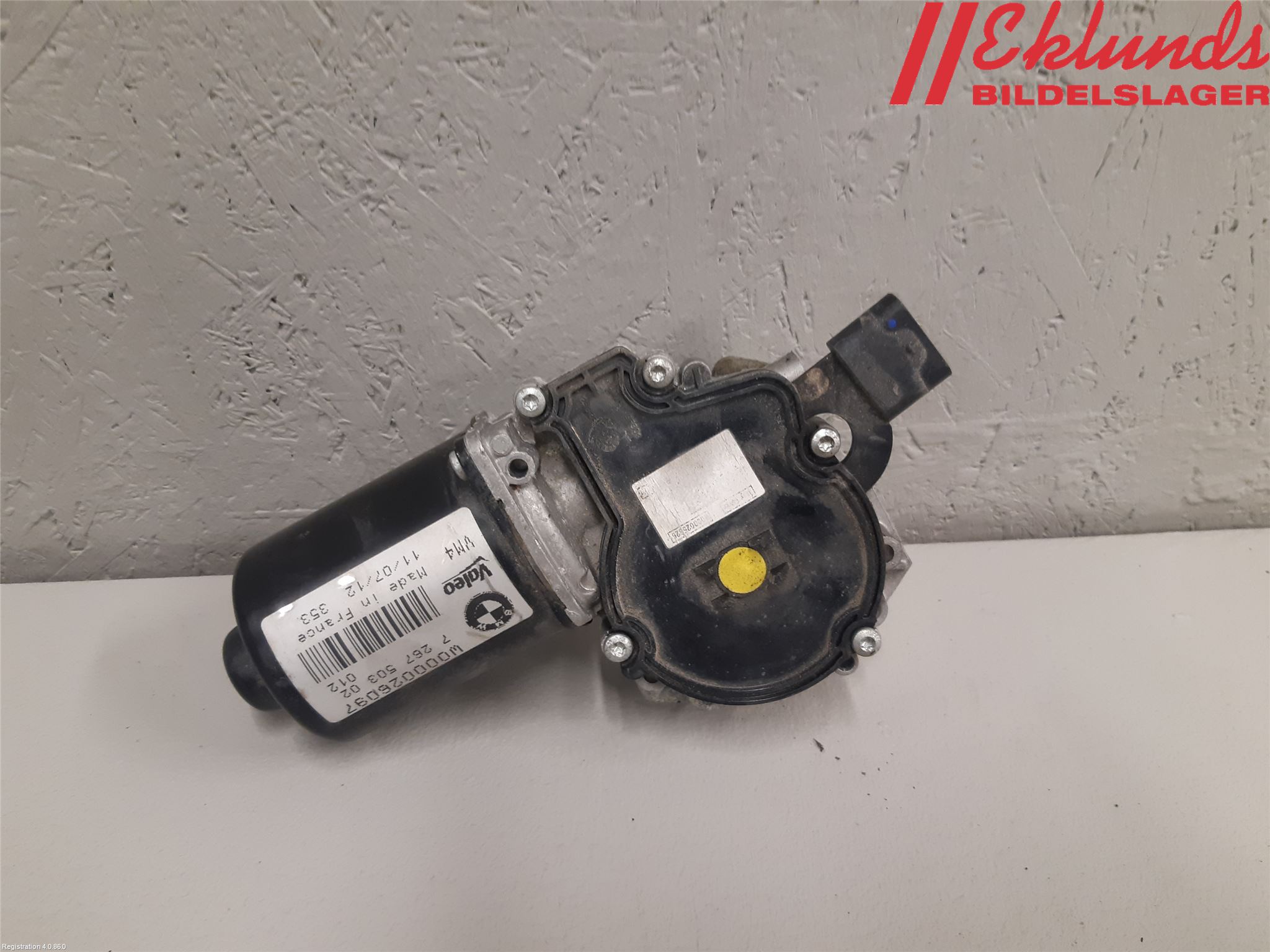 BMW 3 F30/F31/F80 12-19 Torkarmotor Vindruta
