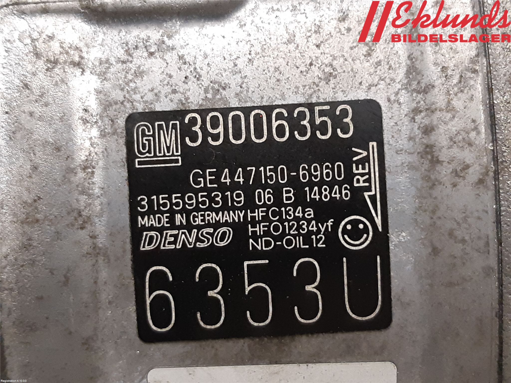 Opel CORSA E 15-19 Ac Kompressor