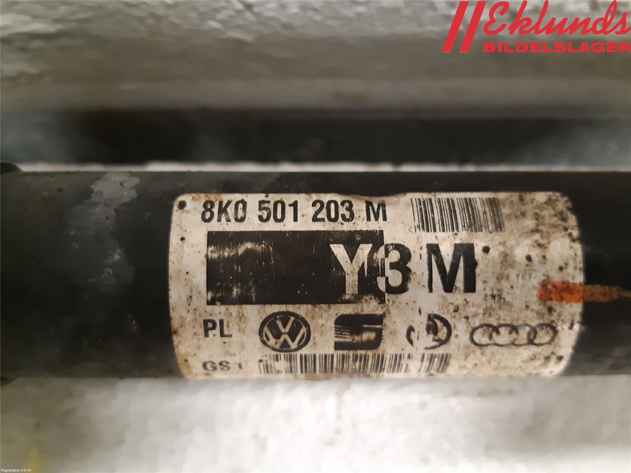Audi A4 ALLROAD 09-16 Drivaxel Bak Höger