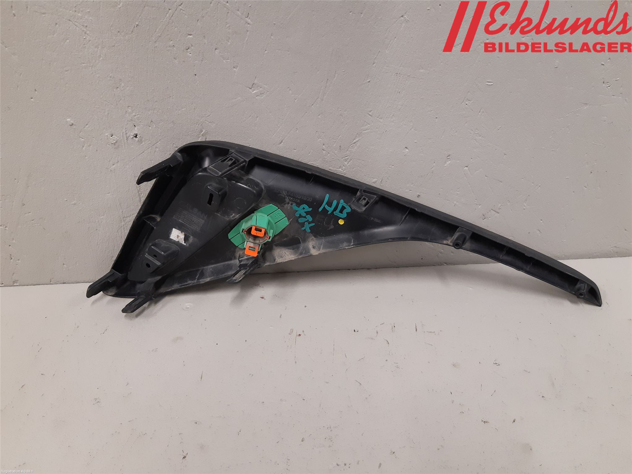 Toyota C-HR 16-23 Stöt Utfyllnad-List-Grill