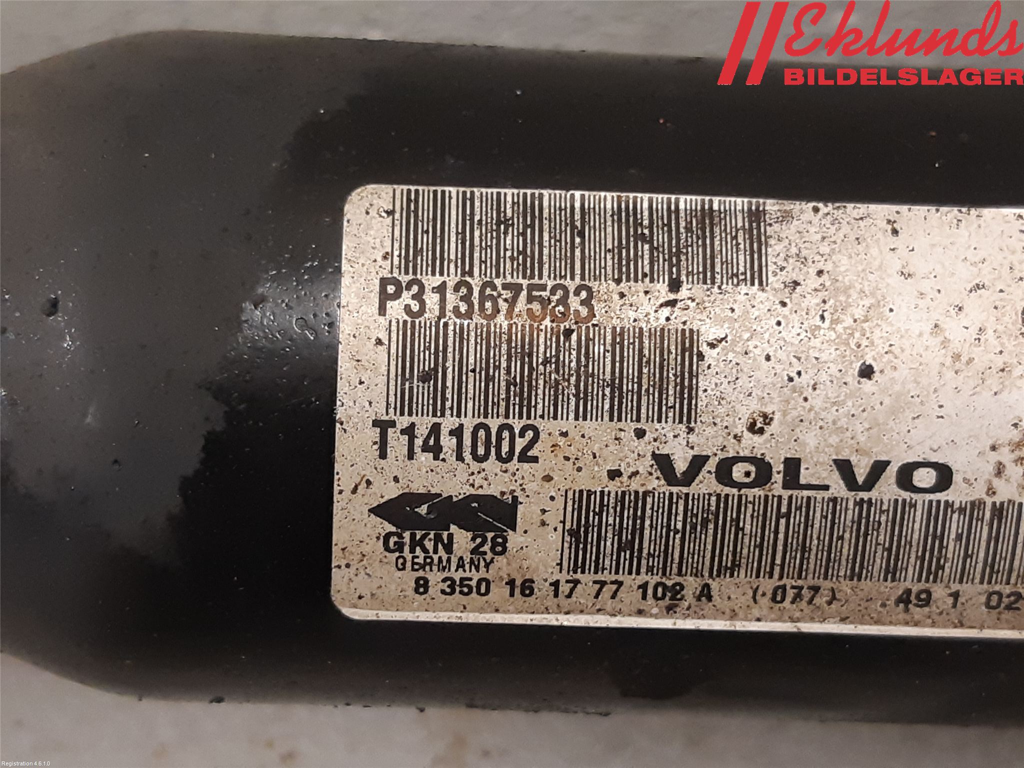 Volvo XC70 08-13 Drivaxel Fram Vänster