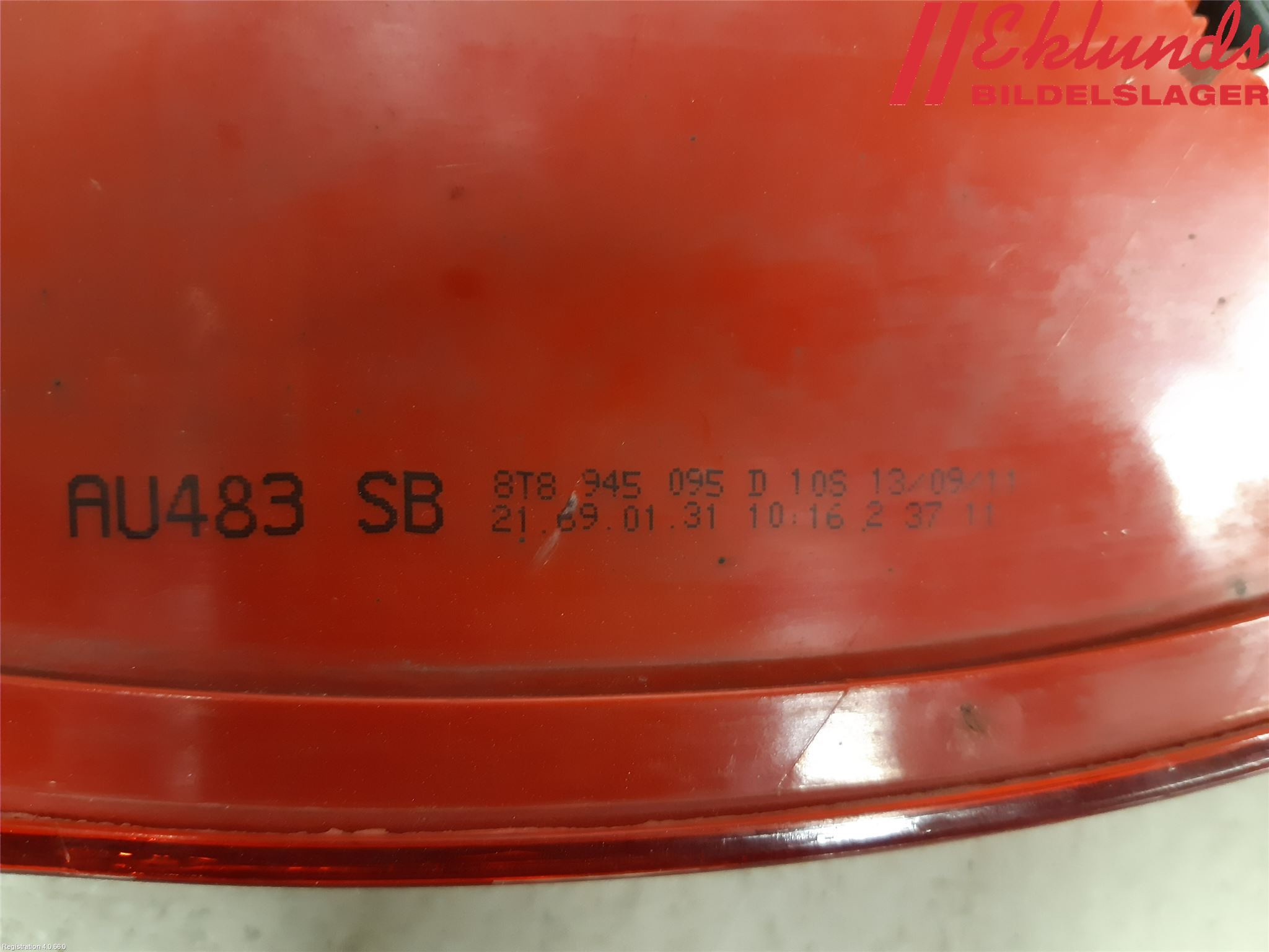 Audi A5 07-16 Bakljus Vänster