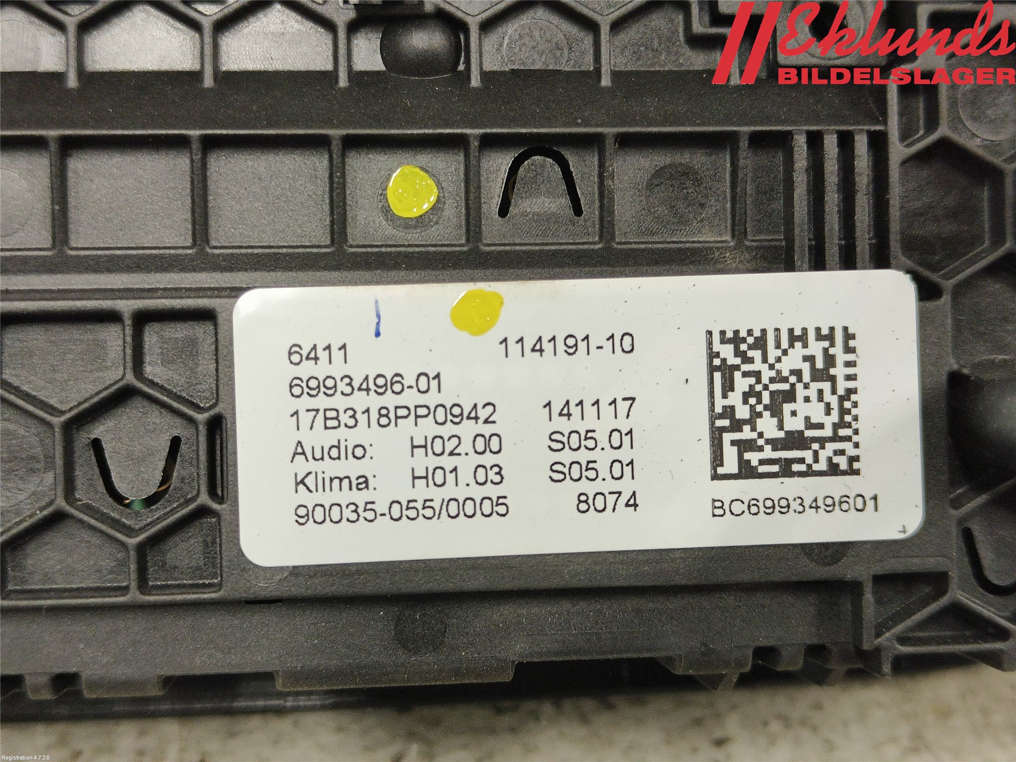 BMW 5 G30/G31/F90 17-23 Ac Styrenhet Ac Manöveren