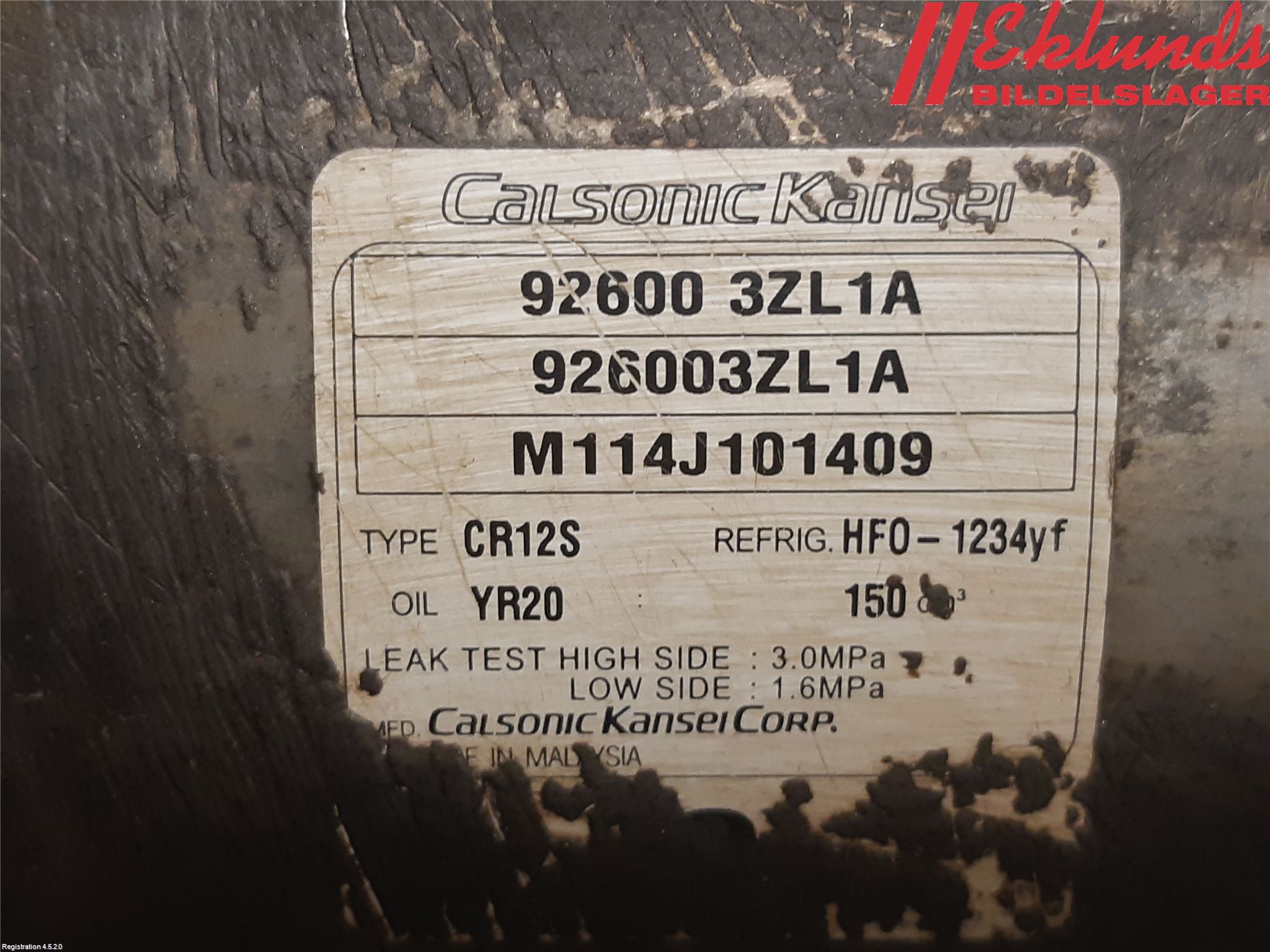 Nissan PULSAR Ac Kompressor