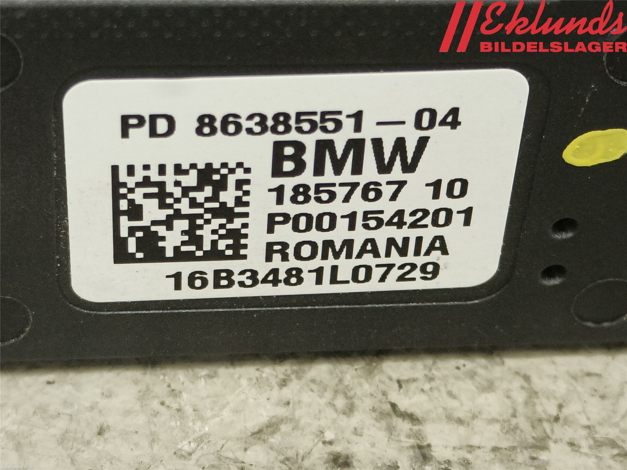 BMW 3 F30/F31/F80 12-19 Styrenhet Övrigt