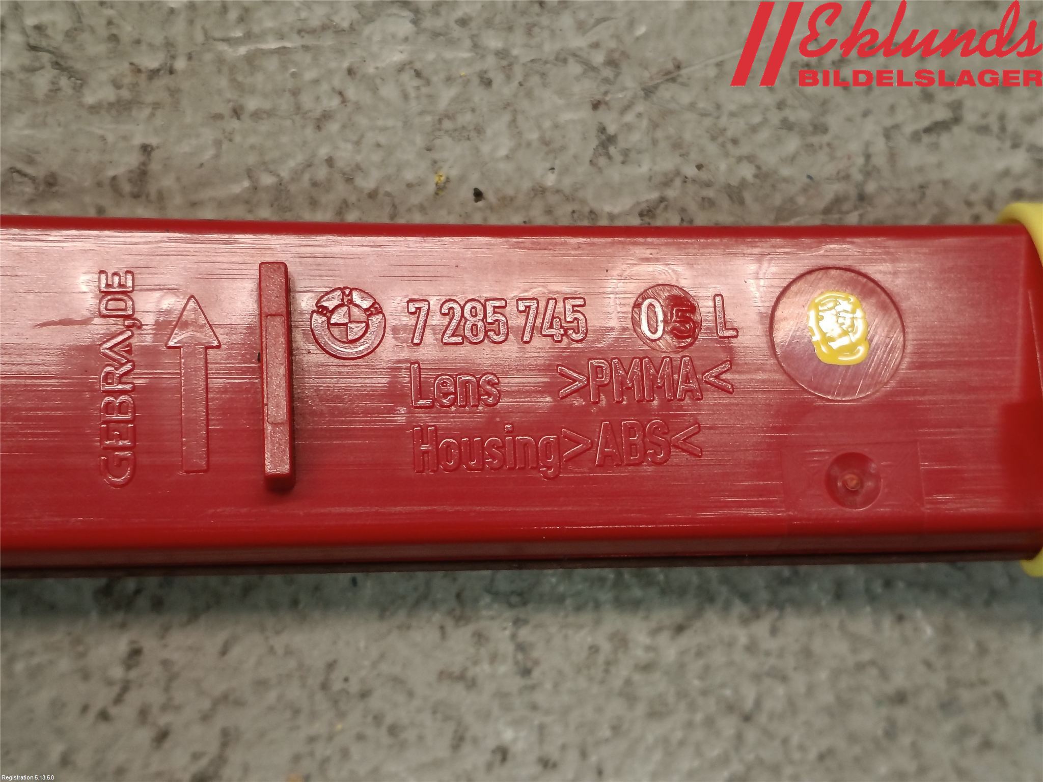 BMW 3 F30/F31/F80 12-19 Dimljus/Reflex Bak