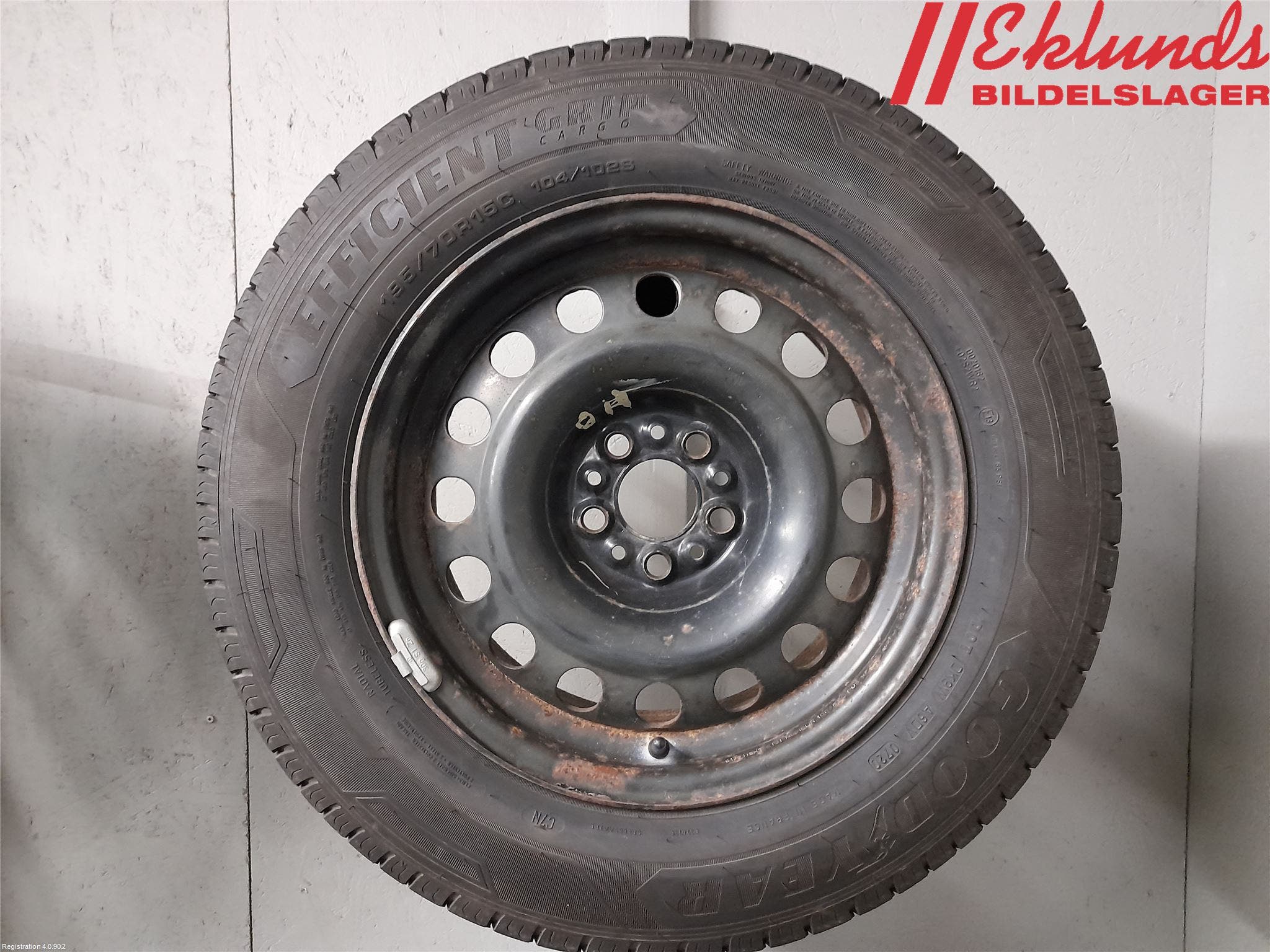 Citroen JUMPY -07 Sommardäck Plåtfälg 4St