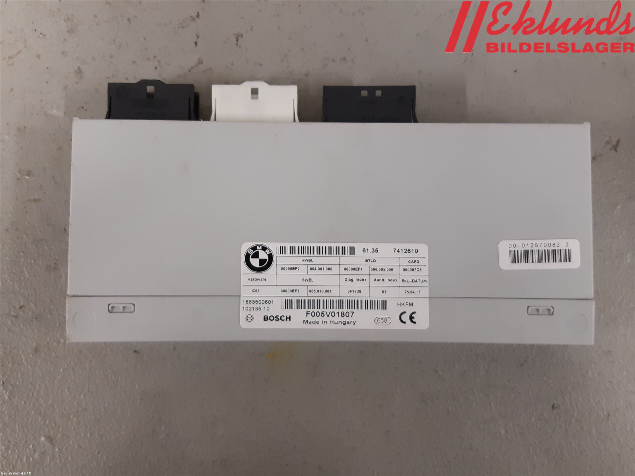 BMW X1 F48 15-22 Styrenhet Baklucka