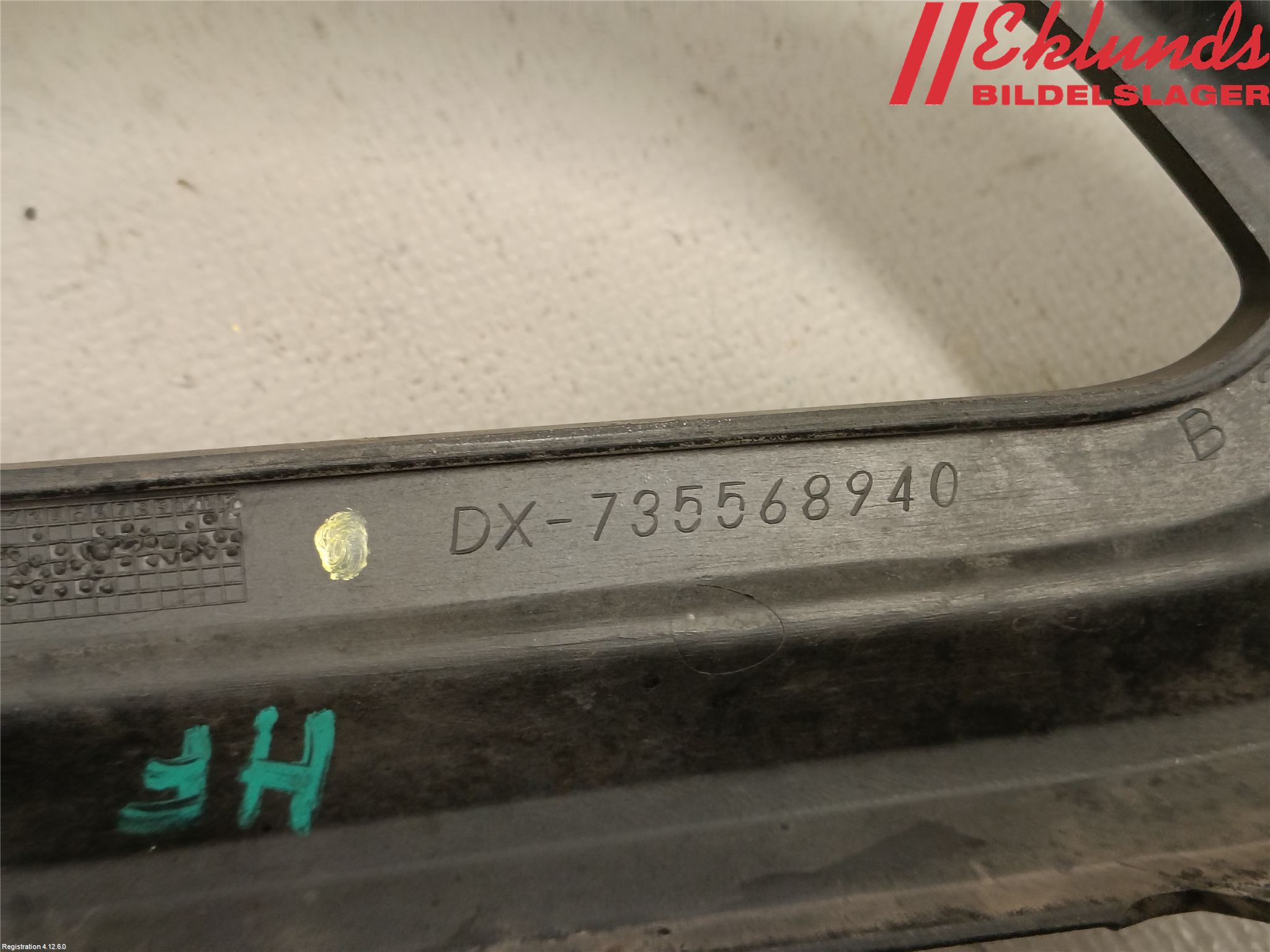 Fiat 500X 15- Dimljussarg Fram