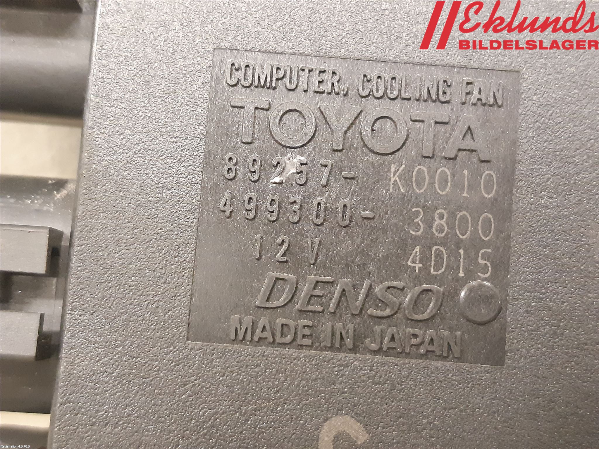 Toyota YARIS XP21 20- Värmefläktsmotstånd