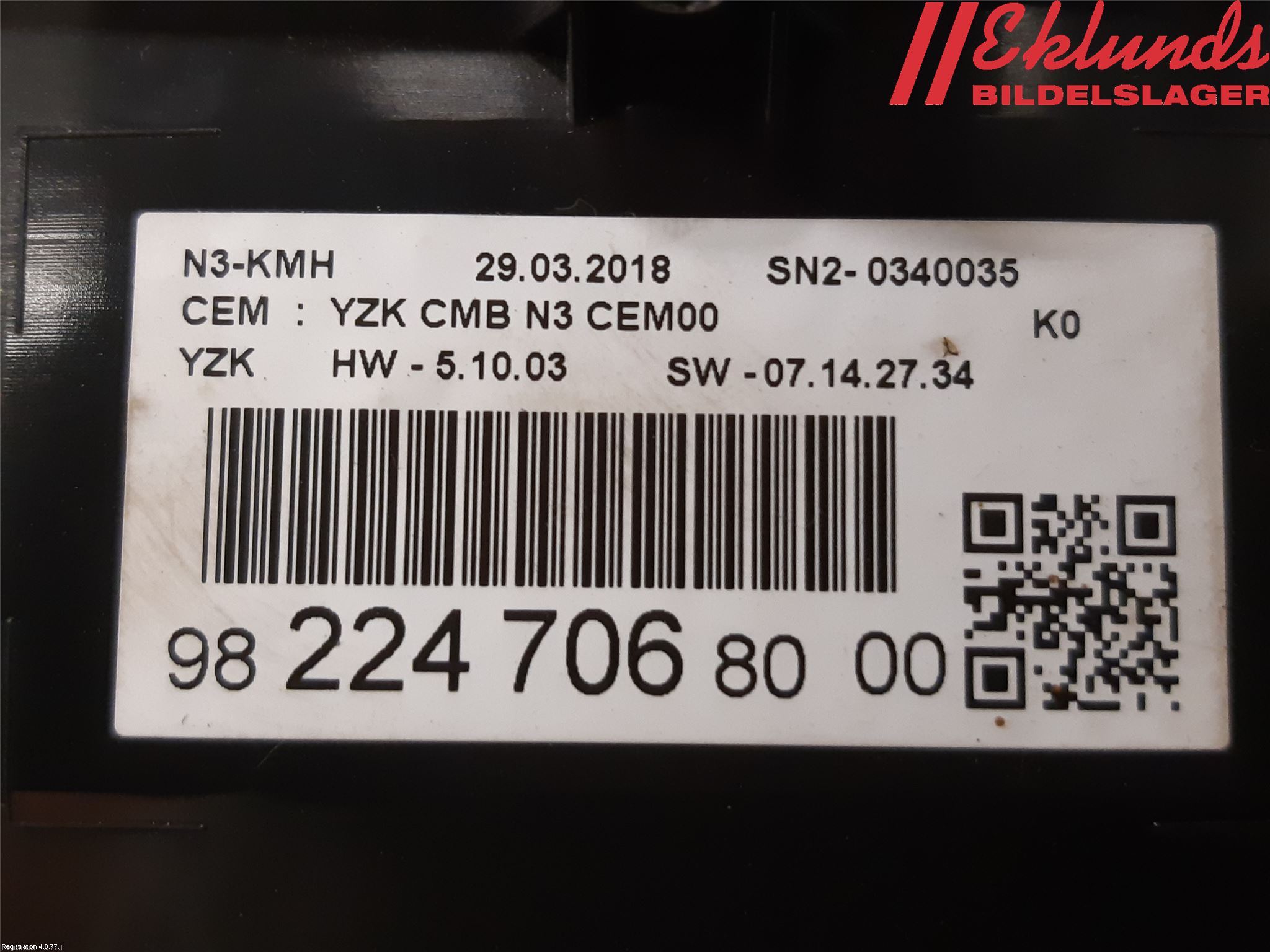 Toyota PROACE II 16- Instrument Komb