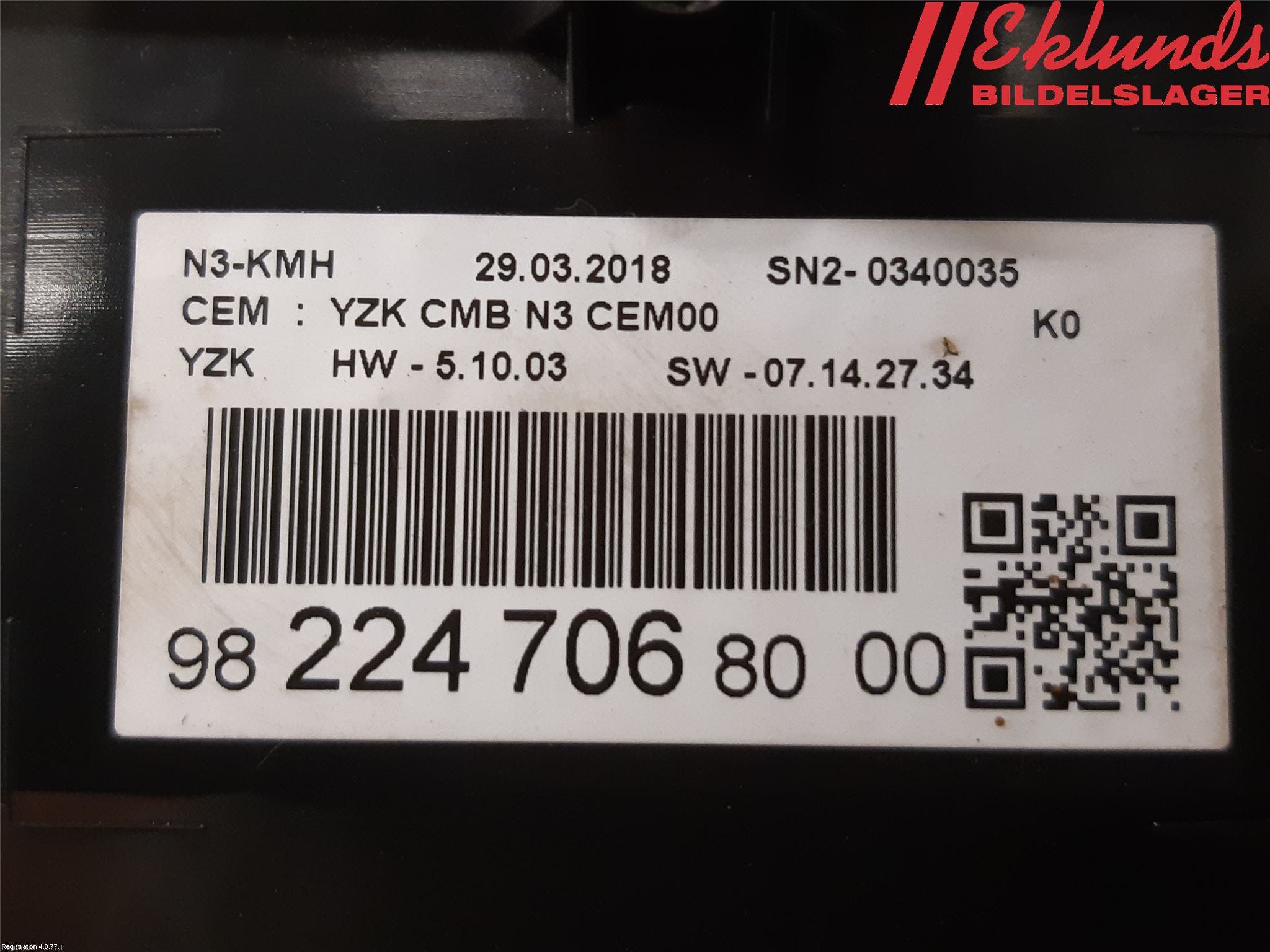 Toyota PROACE II 16- Instrument Komb