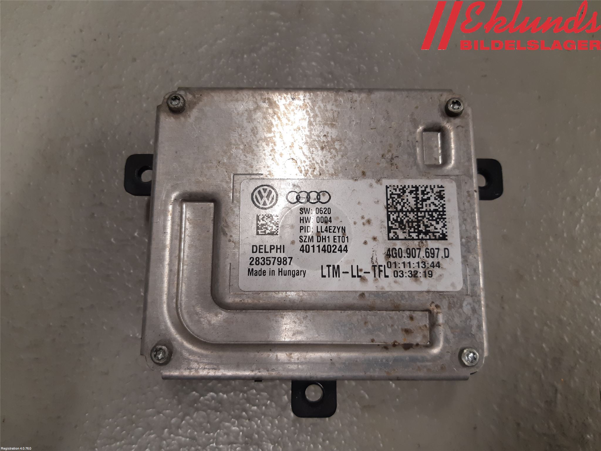 Audi A6/S6 4G 11-18 Styrenhet Strålkastare