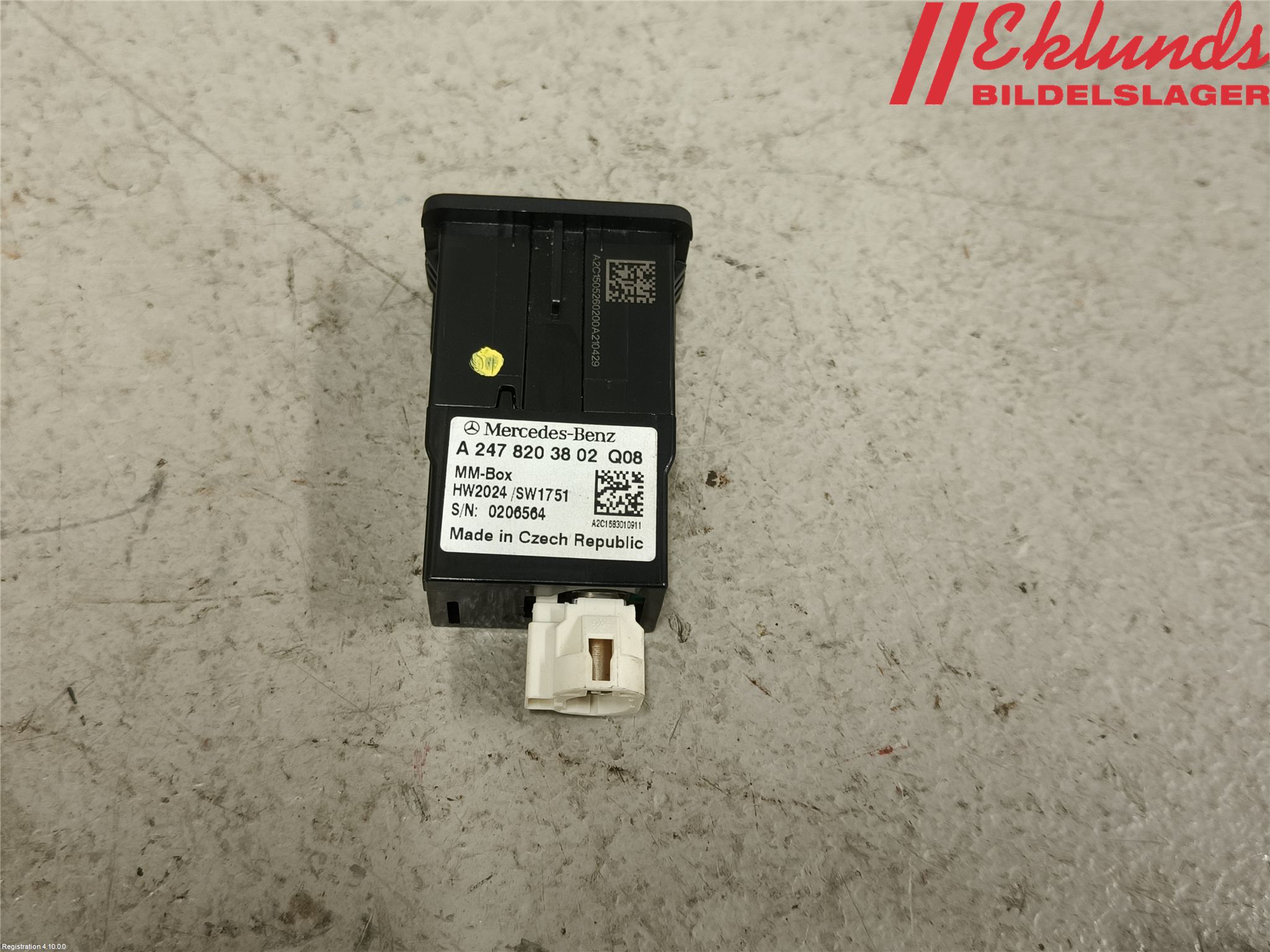 Mercedes-Benz MB CLA-KLASS (C118/X118) 19- Usb Connection